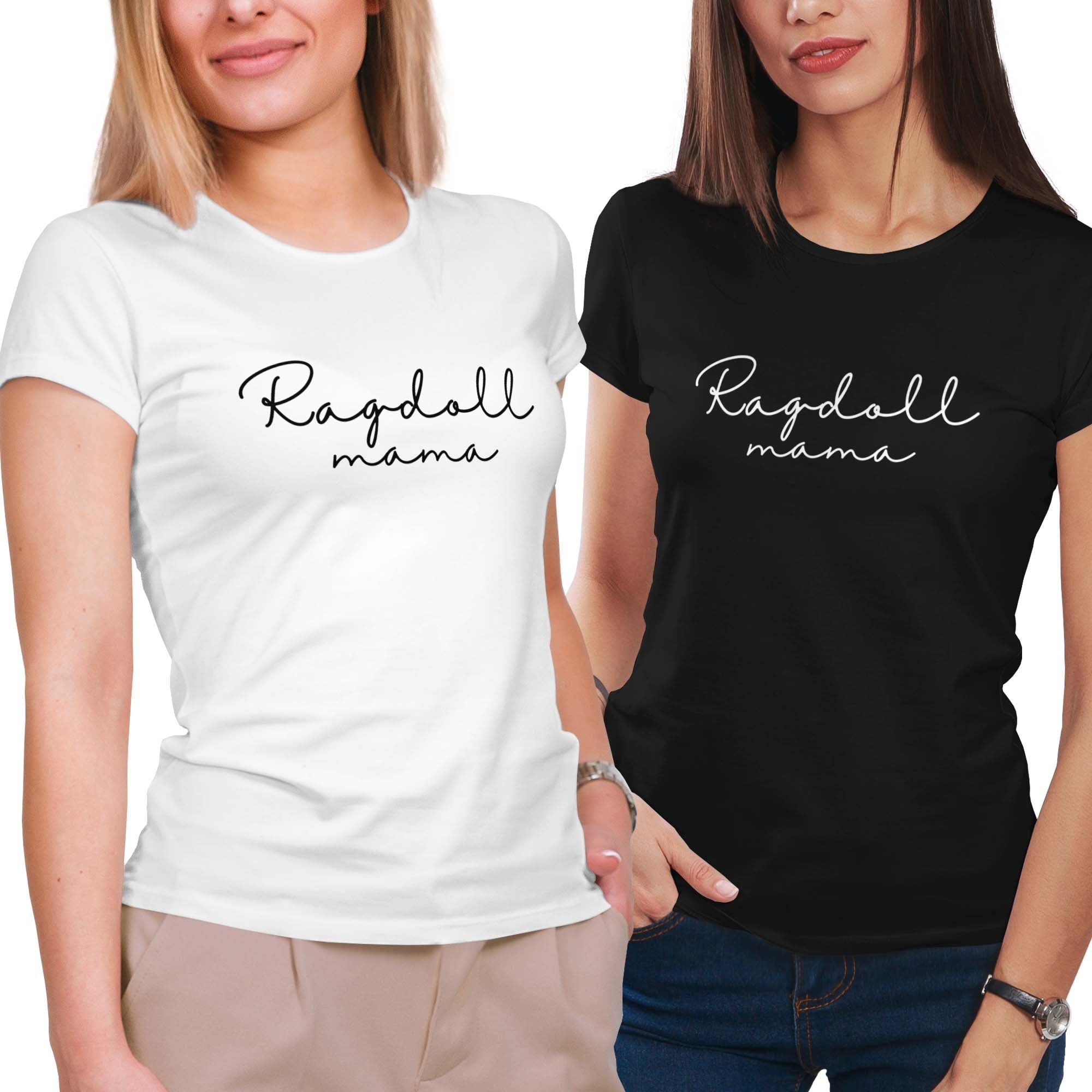 Ragdoll Cat Mama T-Shirt Set