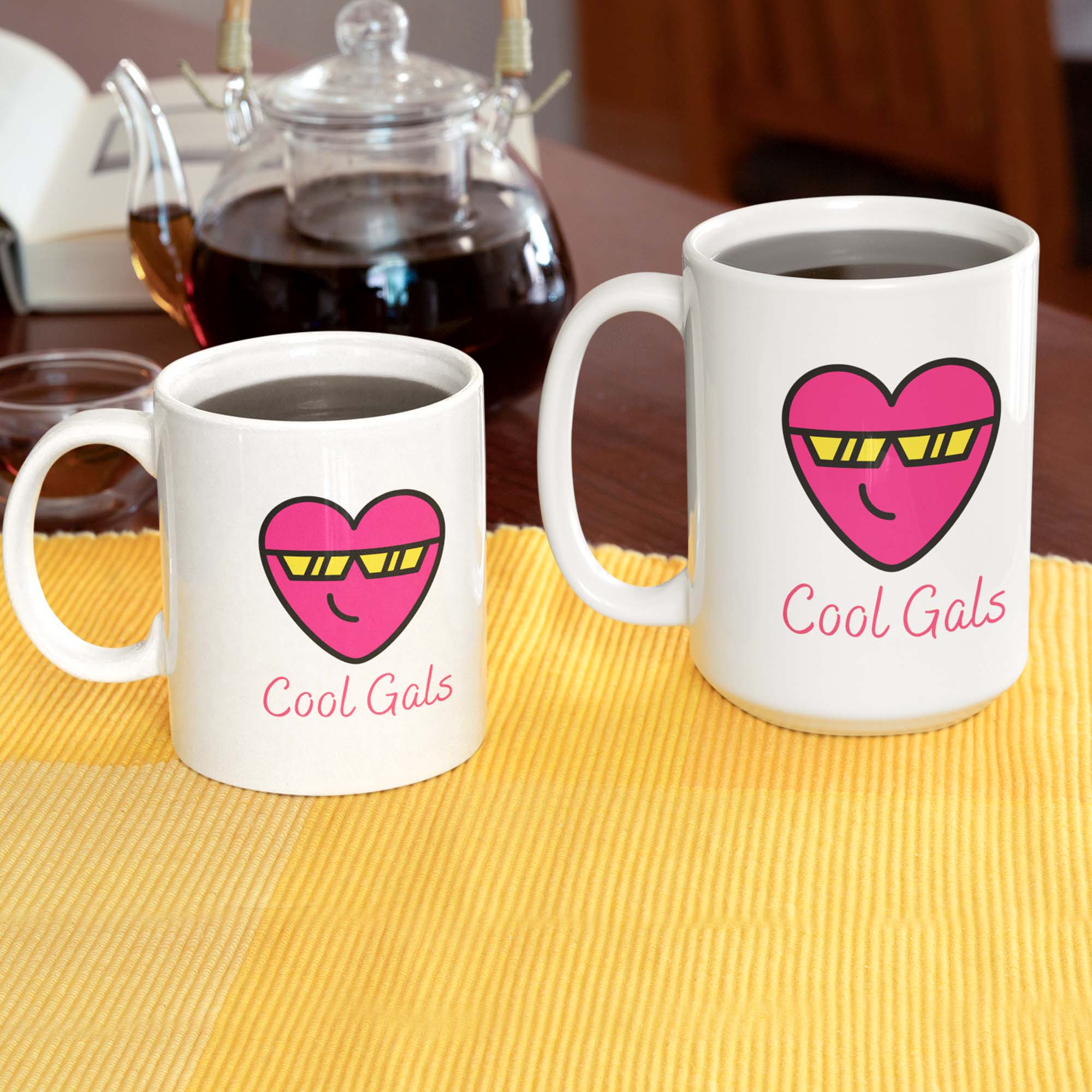 Cool Gals 11oz+15oz Mug Set