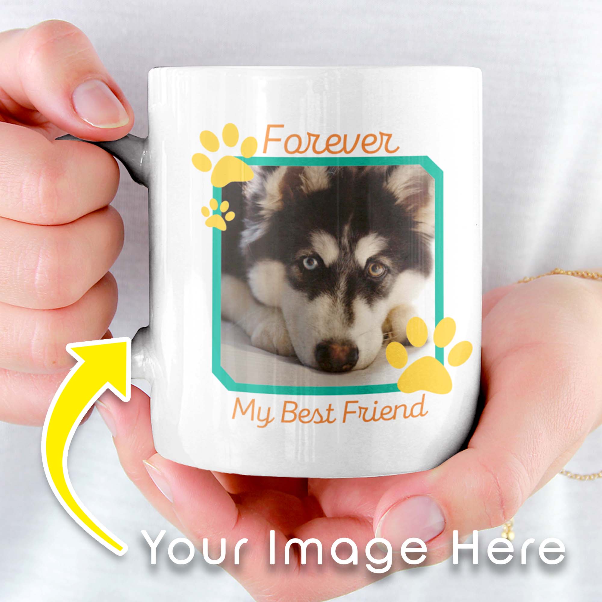 Forever Best Friend Pet Memory Personalized Mug