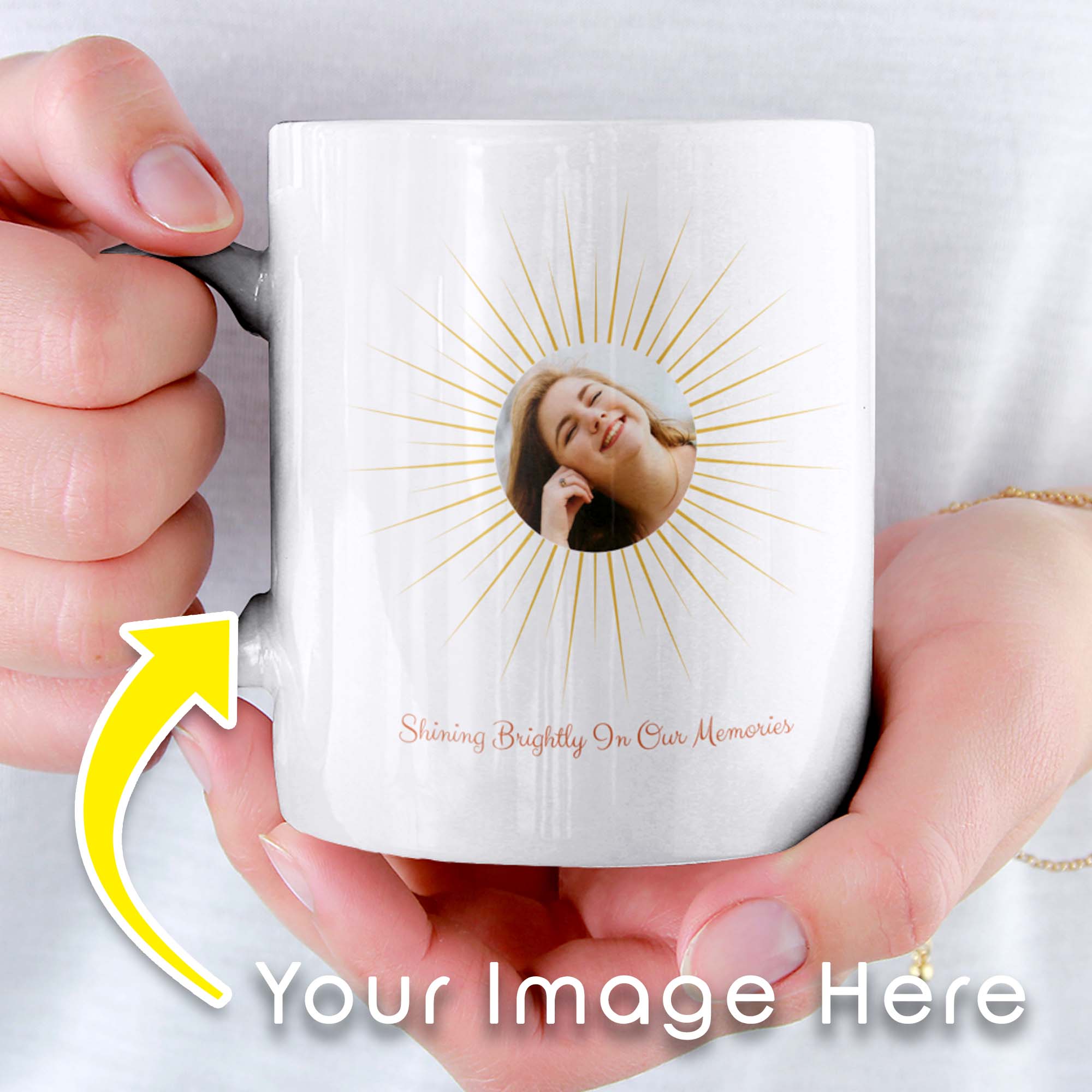 Shining Brightly In Our Memories Personalized Mug