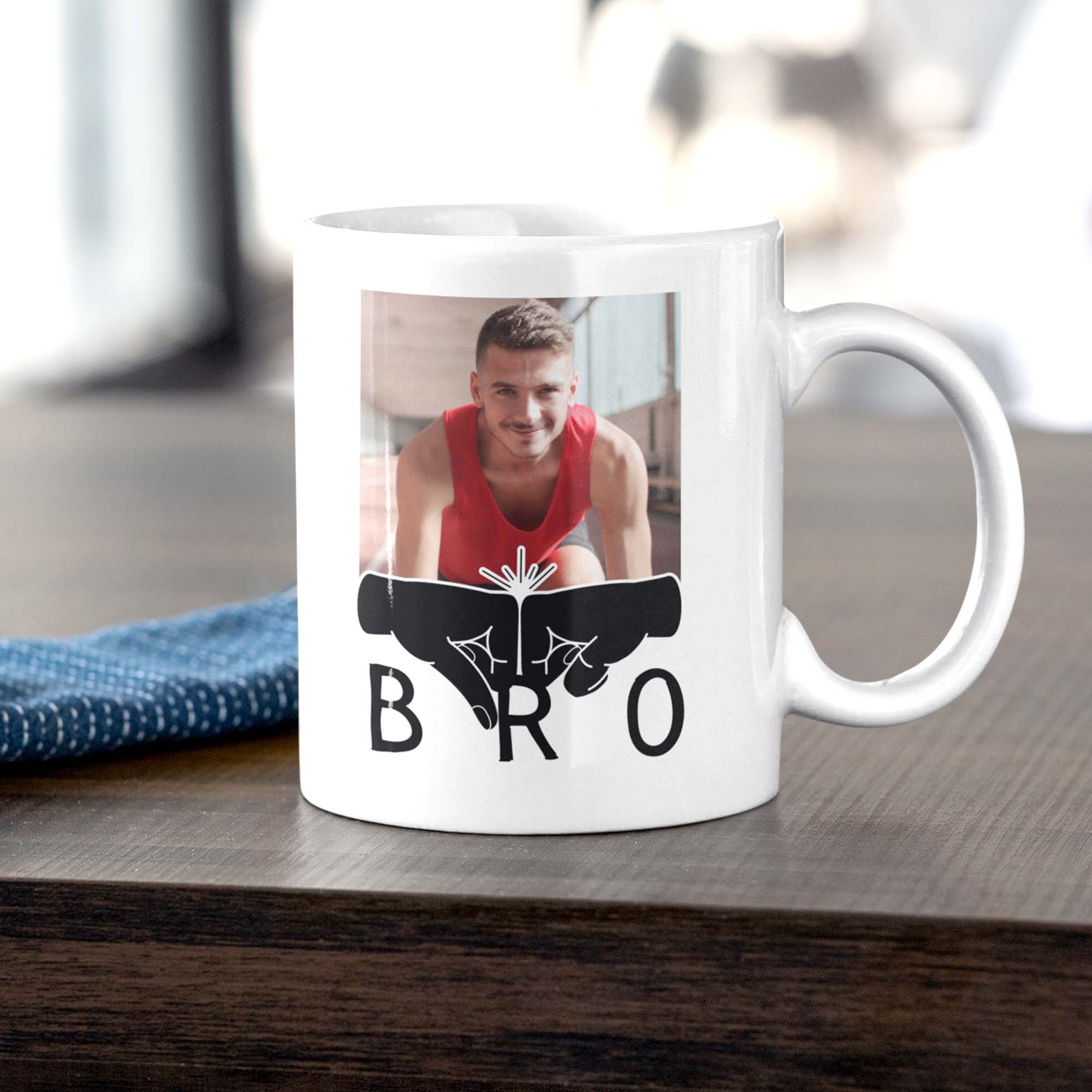 Bro Fist Bump Personalized Mug