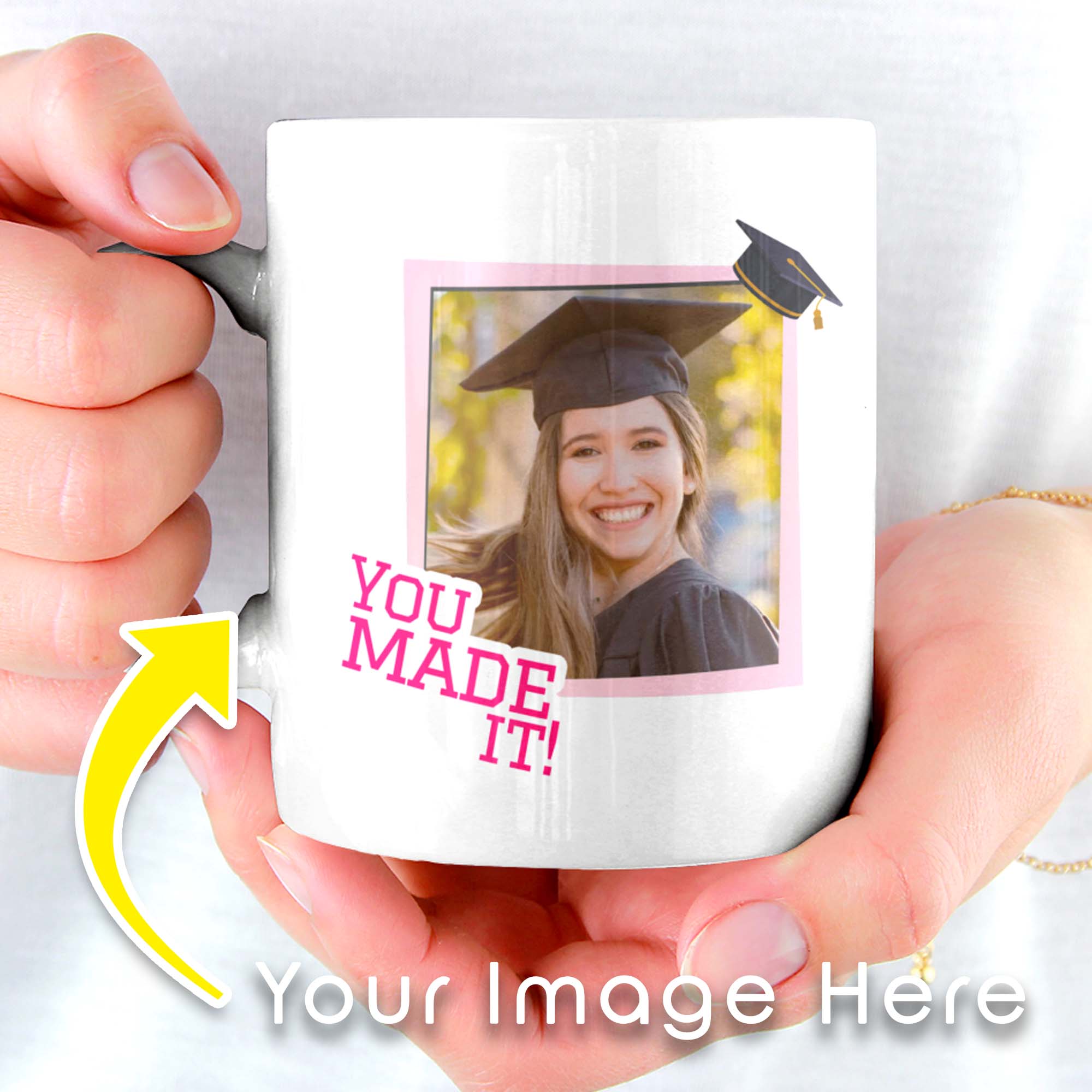 You Made It! Graduation Personalized Mug