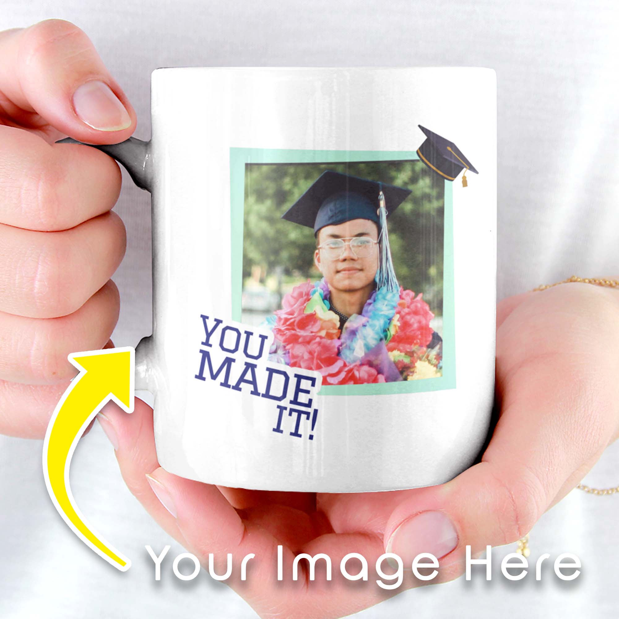 You Made It! Graduation Personalized Mug