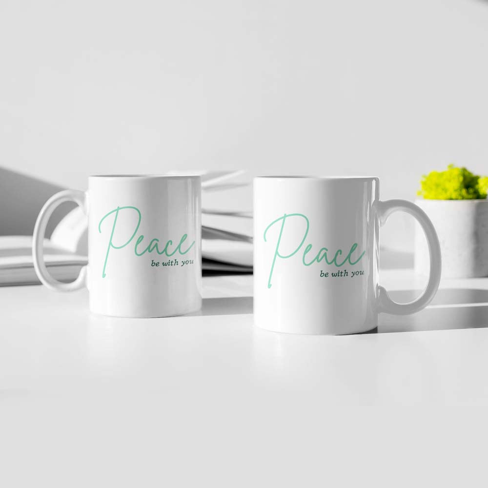 Peace Be With You Mug Set