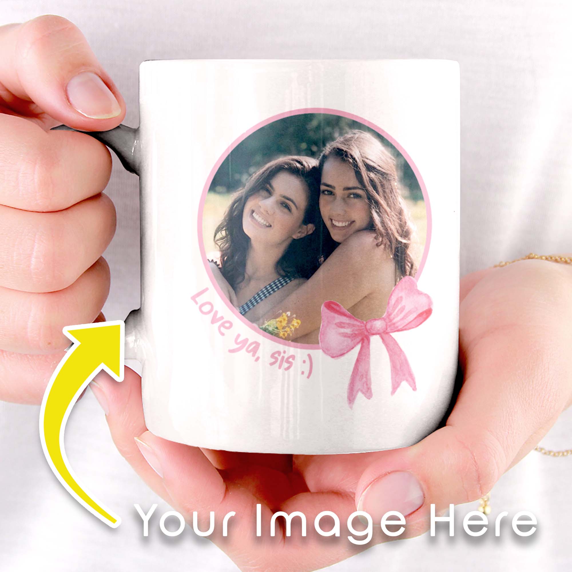 Love Ya Sis :) Personalized Mug for Sisters