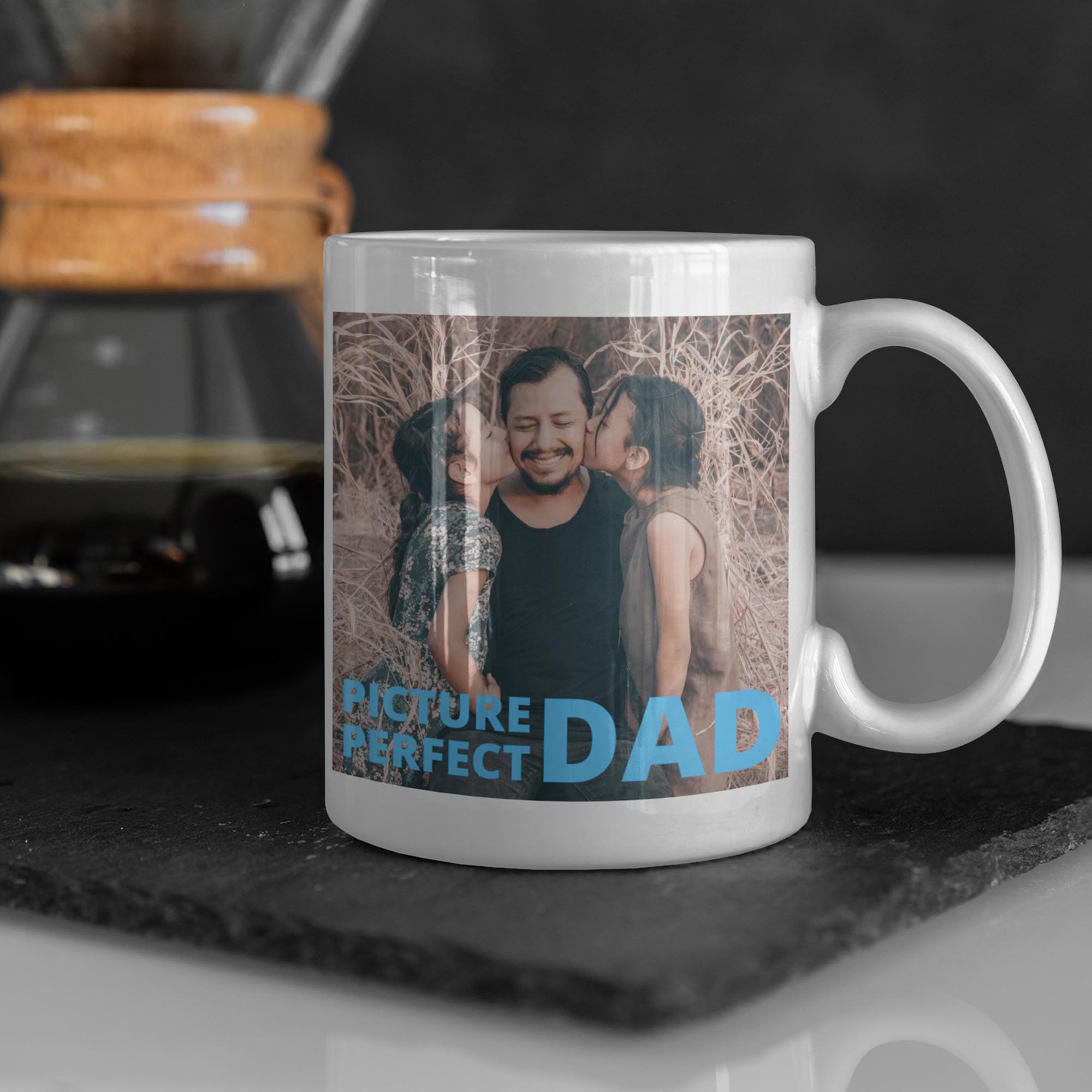 Picture Perfect Dad Modern Classic Personalized Mug