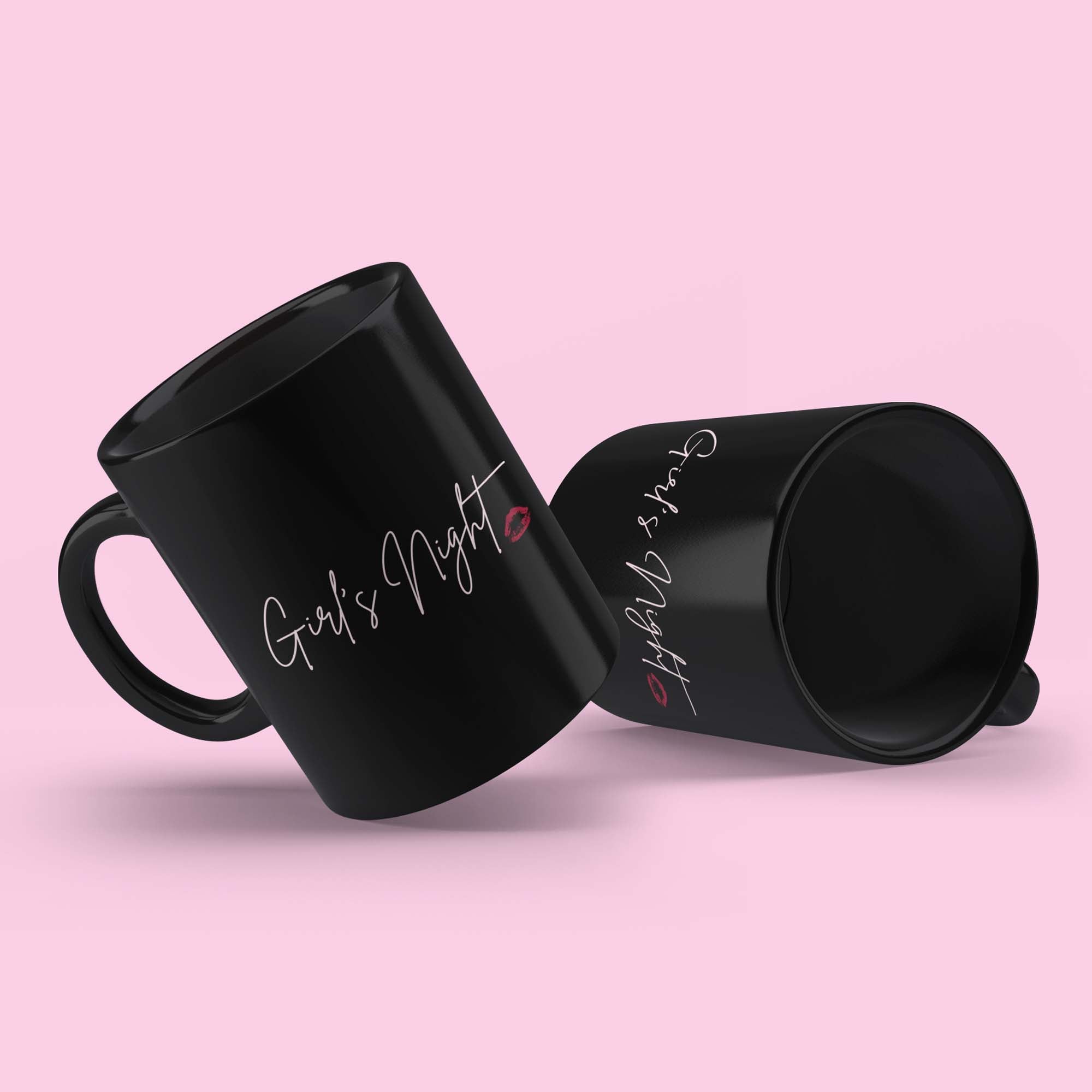 Girl's Night Cute Matching Mug Set