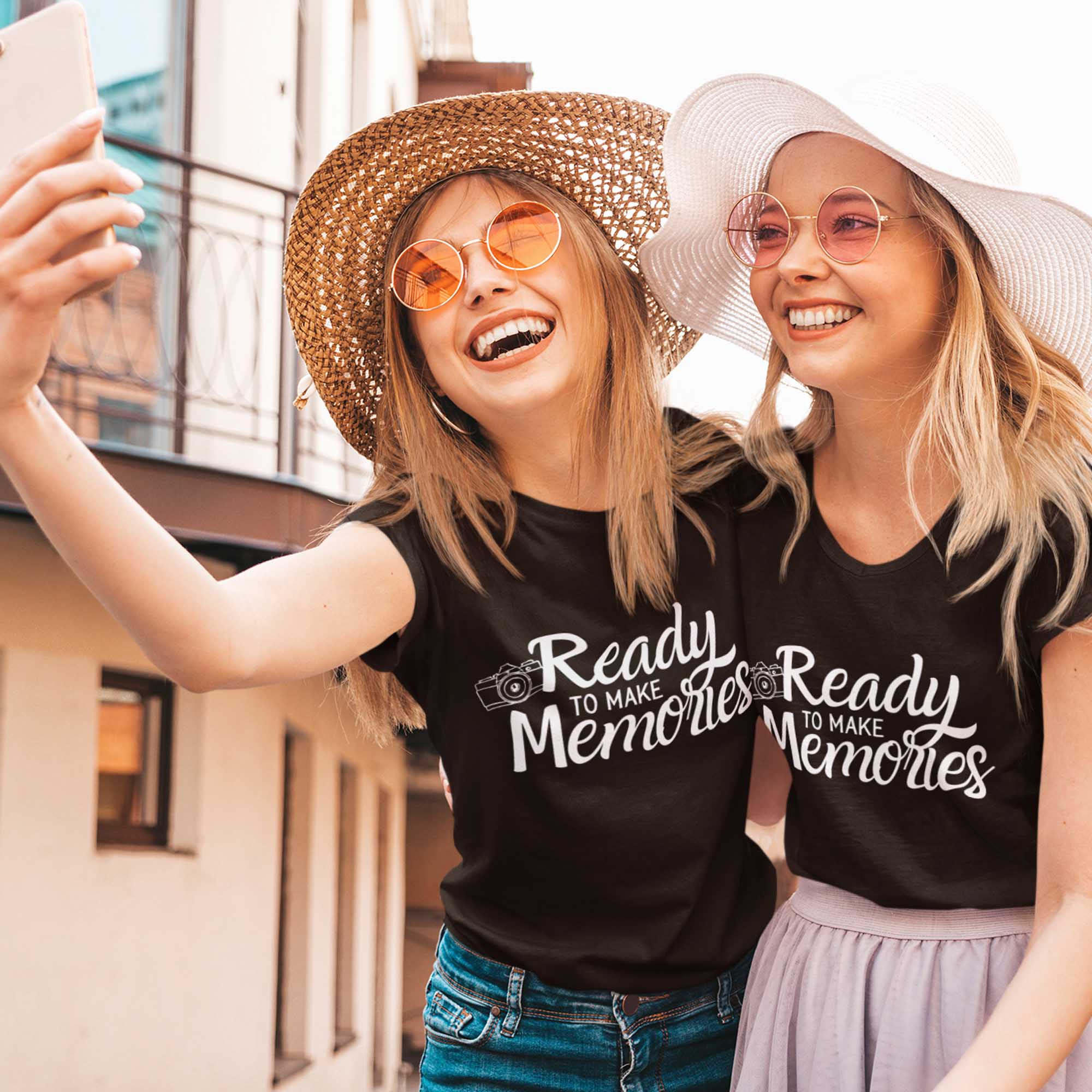 Ready to Make Memories Camera Matching T-Shirt Set