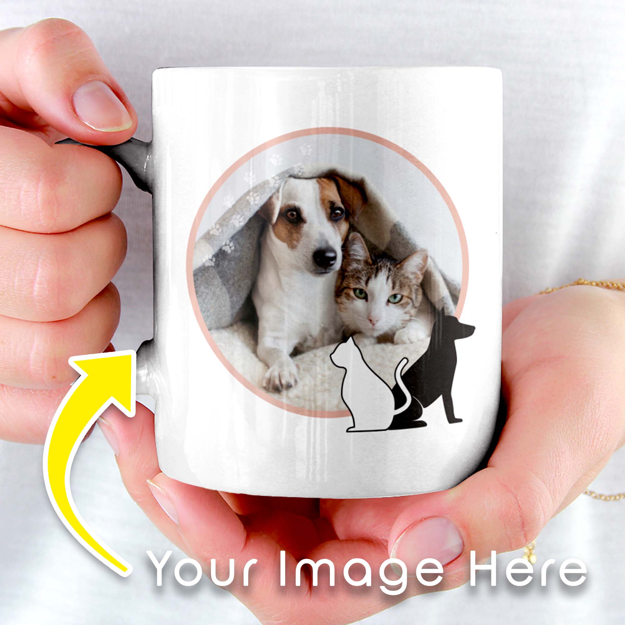 My Cat and Dog Personalized Mug