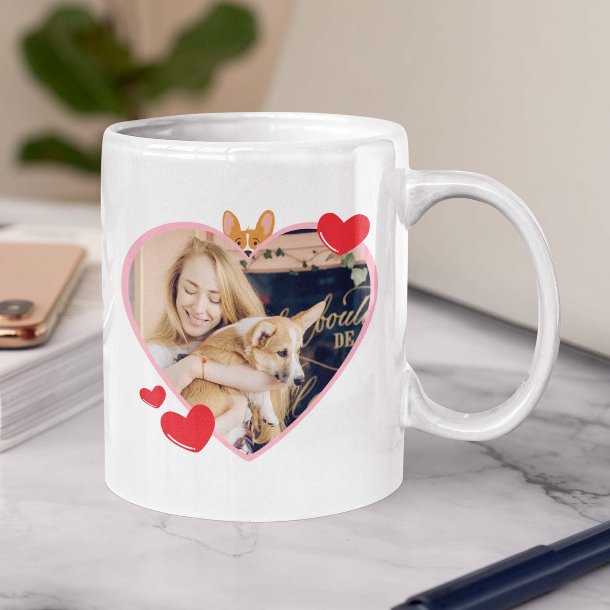 Corgi Dog is Love Personalized Mug
