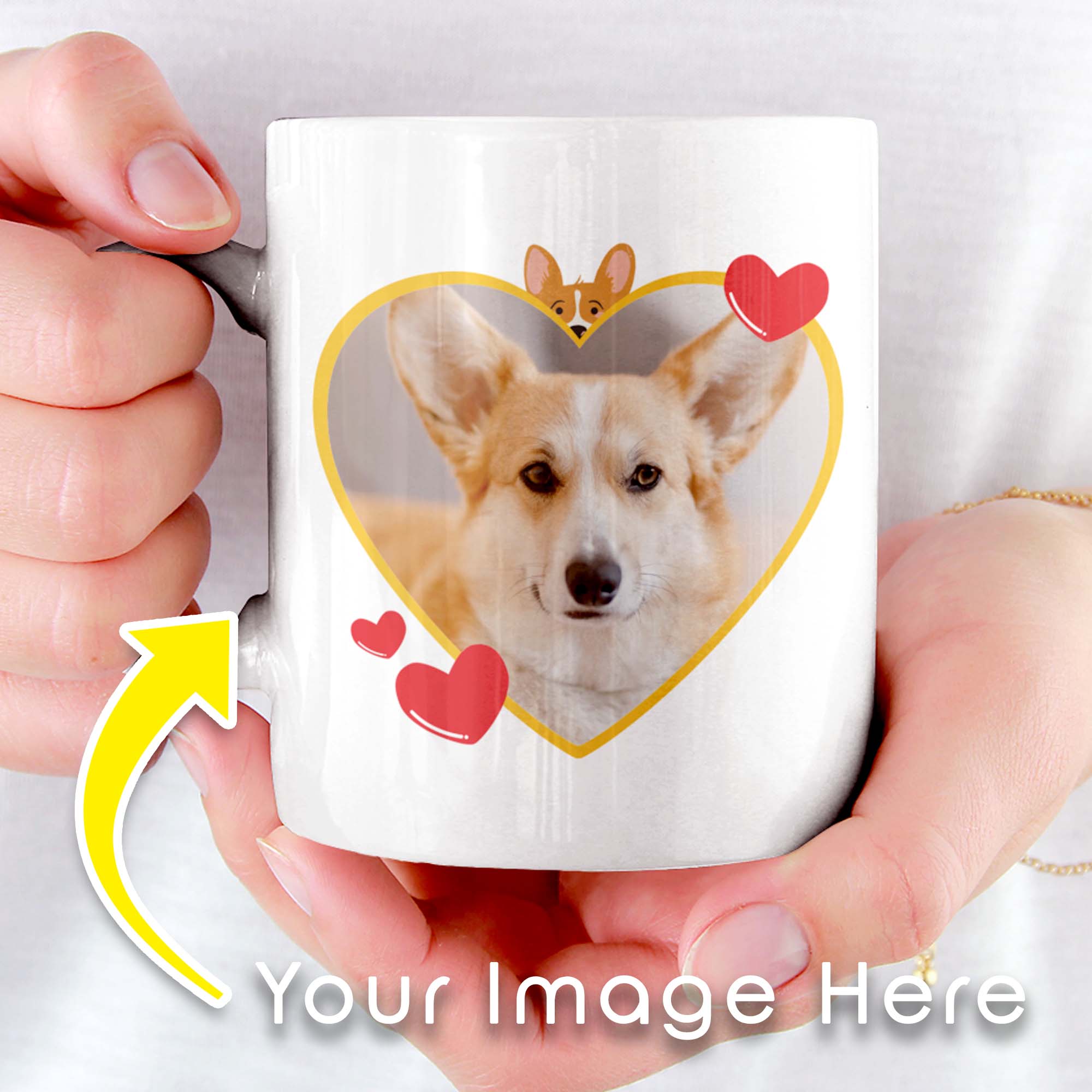Corgi Dog is Love Personalized Mug