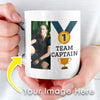 #1 Team Captain with Medal Personalized Mug