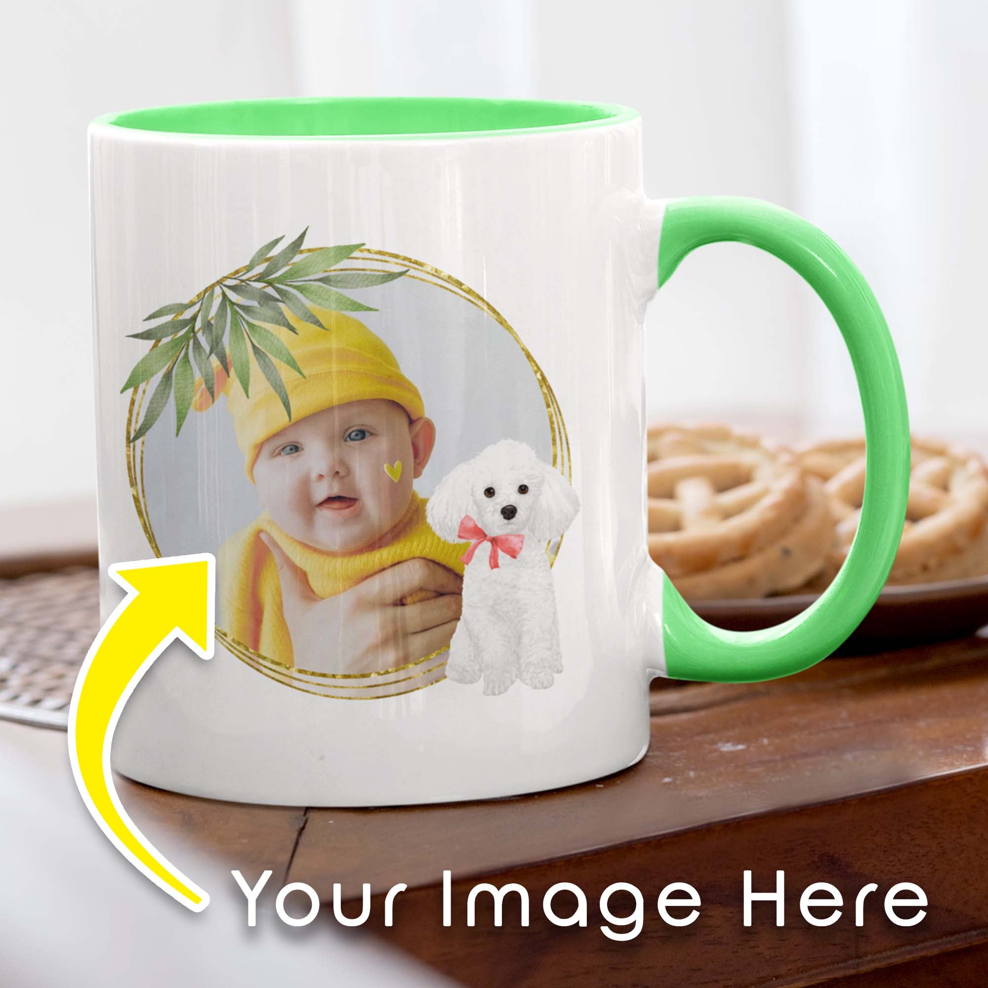 Lovely Puppy Framed Personalized Mug