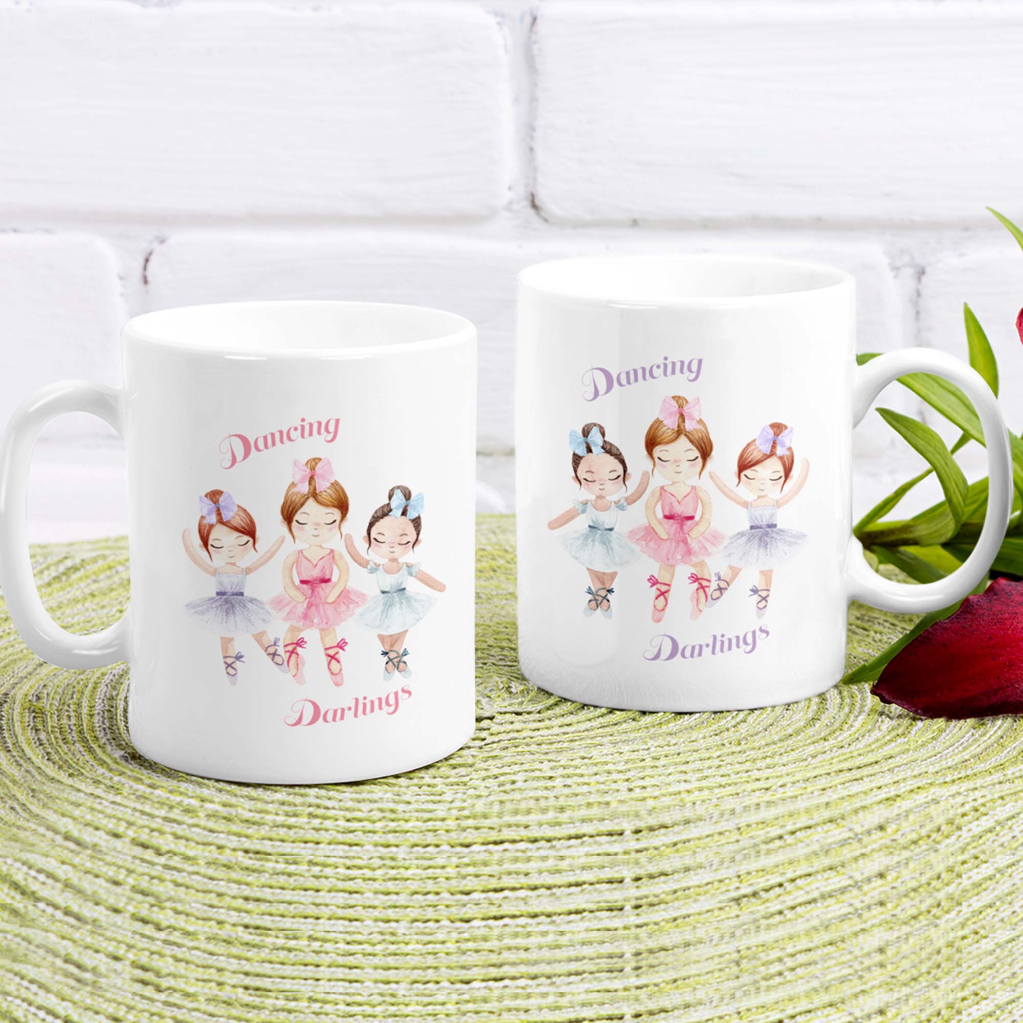 Dancing Darlings Ballerina Mom & Me Mug Set