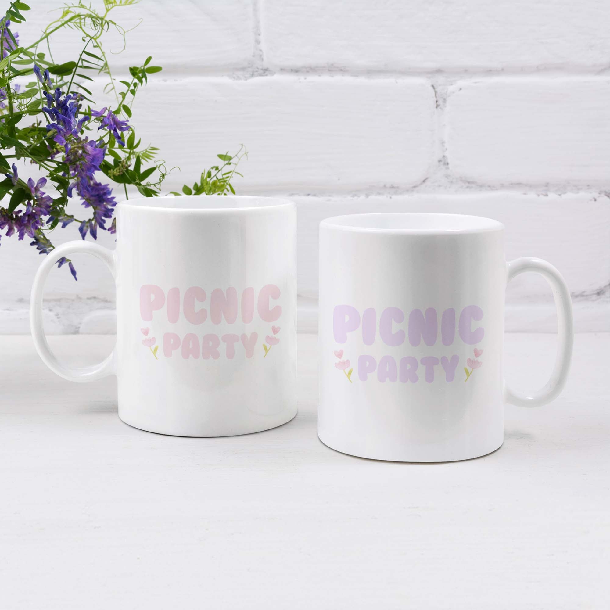 Spring Picnic Party Mug Set