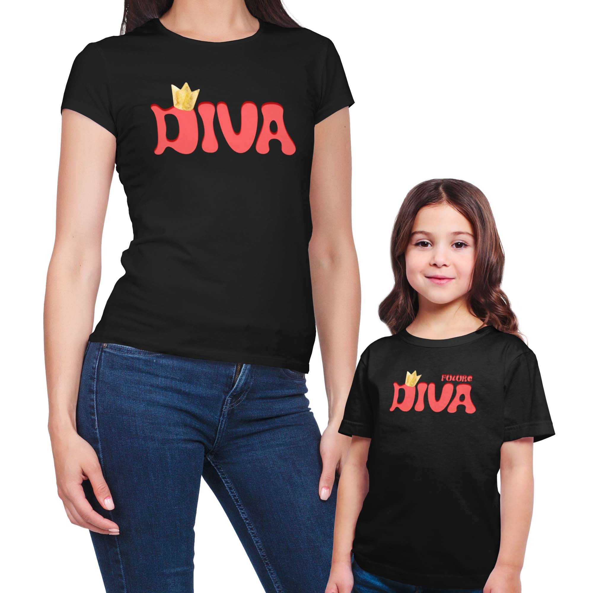 Diva & Future Diva Mom & Me T-Shirt Set