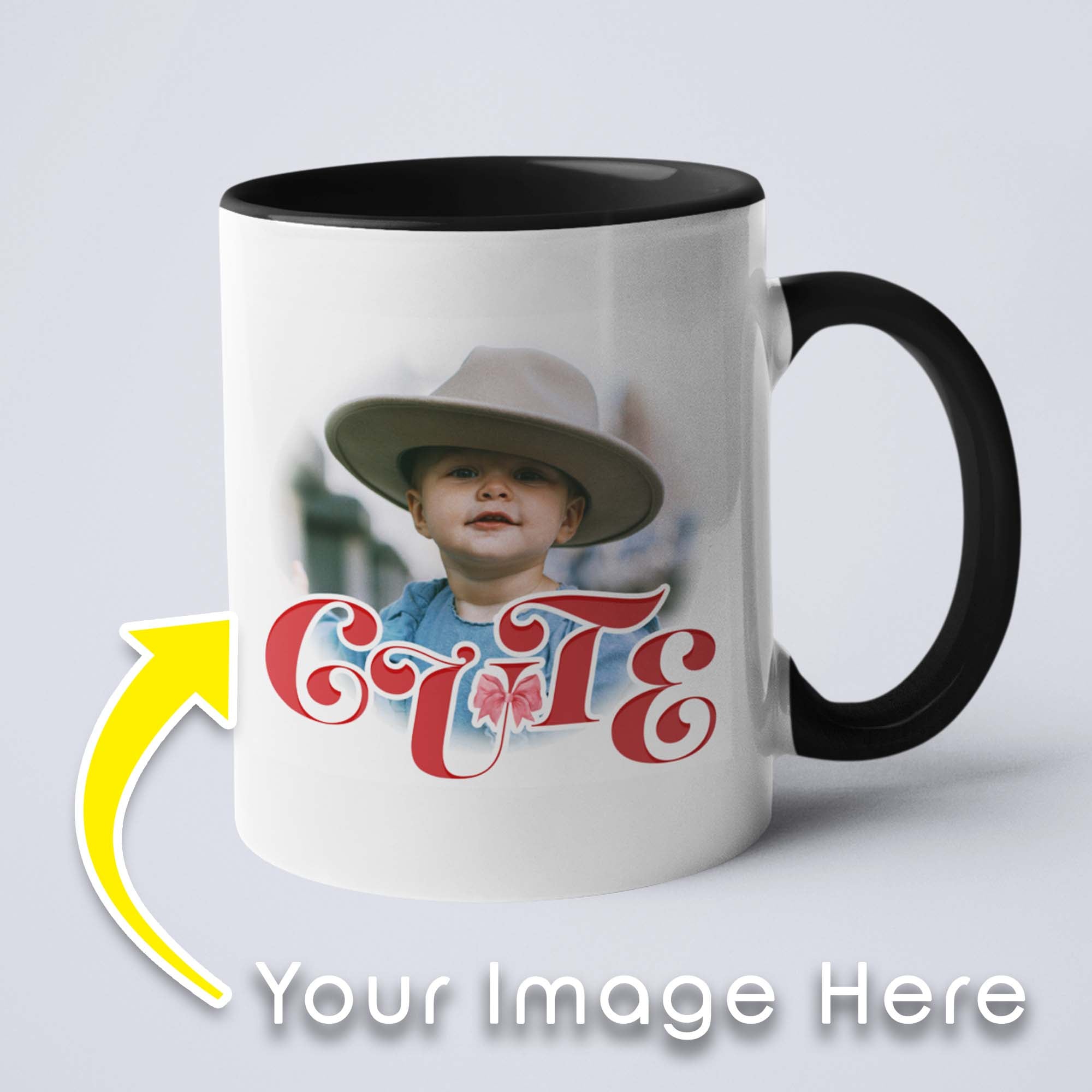 Cute with Ribbon Personalized Mug