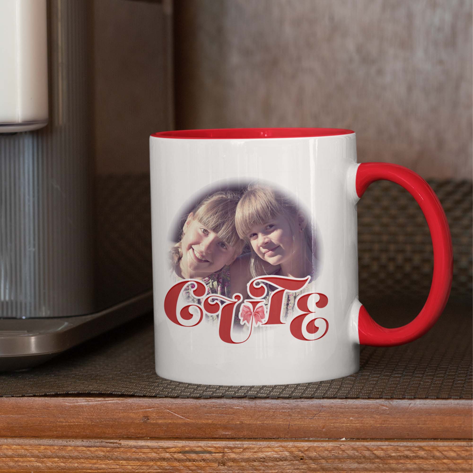 Cute with Ribbon Personalized Mug