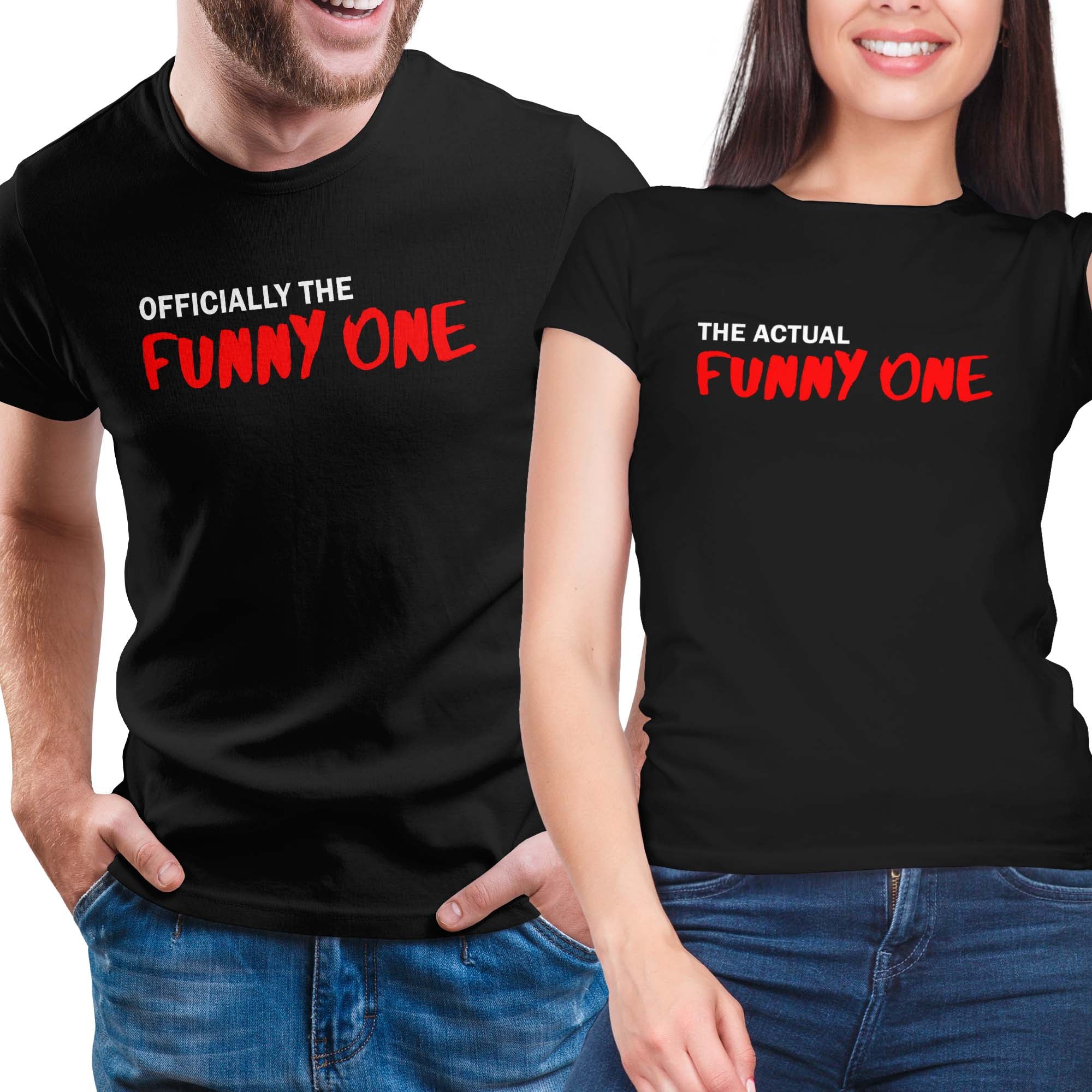 The Official ♂ and Actual ♀ Funny One T-Shirt Set