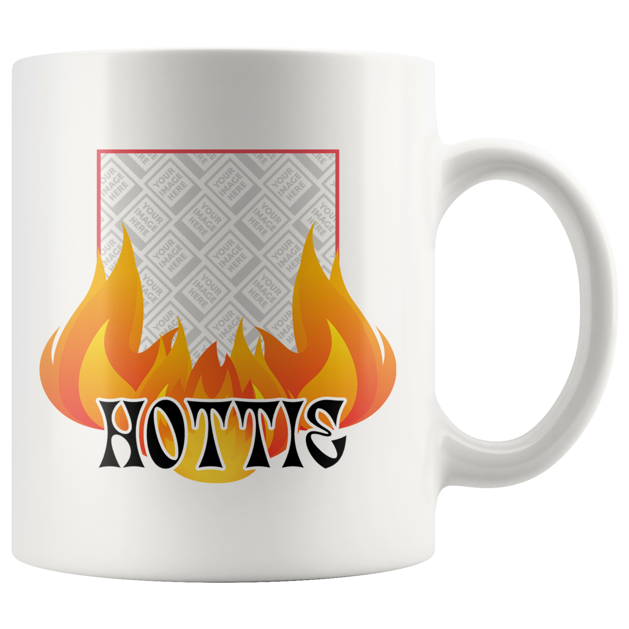 Hottie Flames Personalized Mug