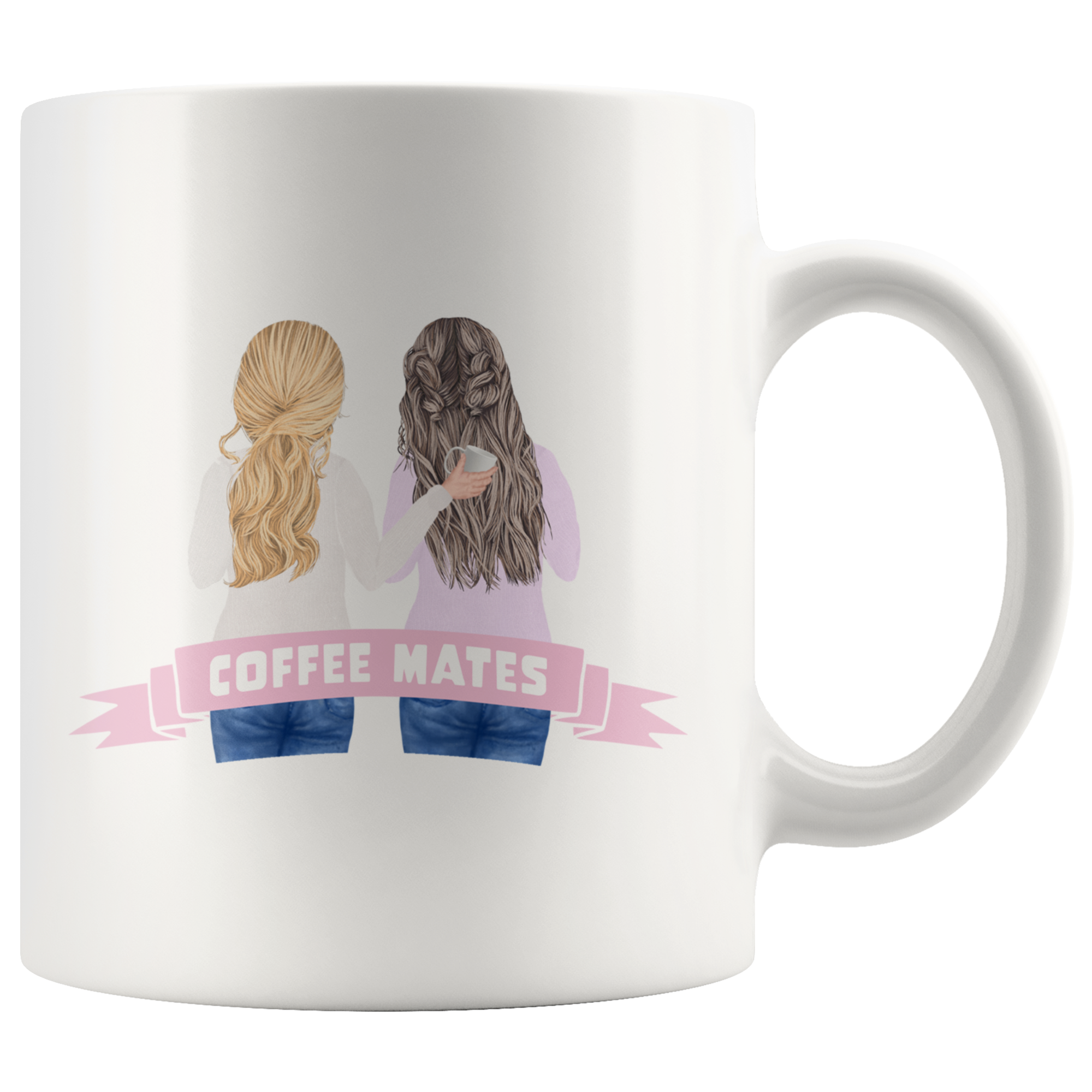 Coffee Mates Beautiful Watercolor Mug Set
