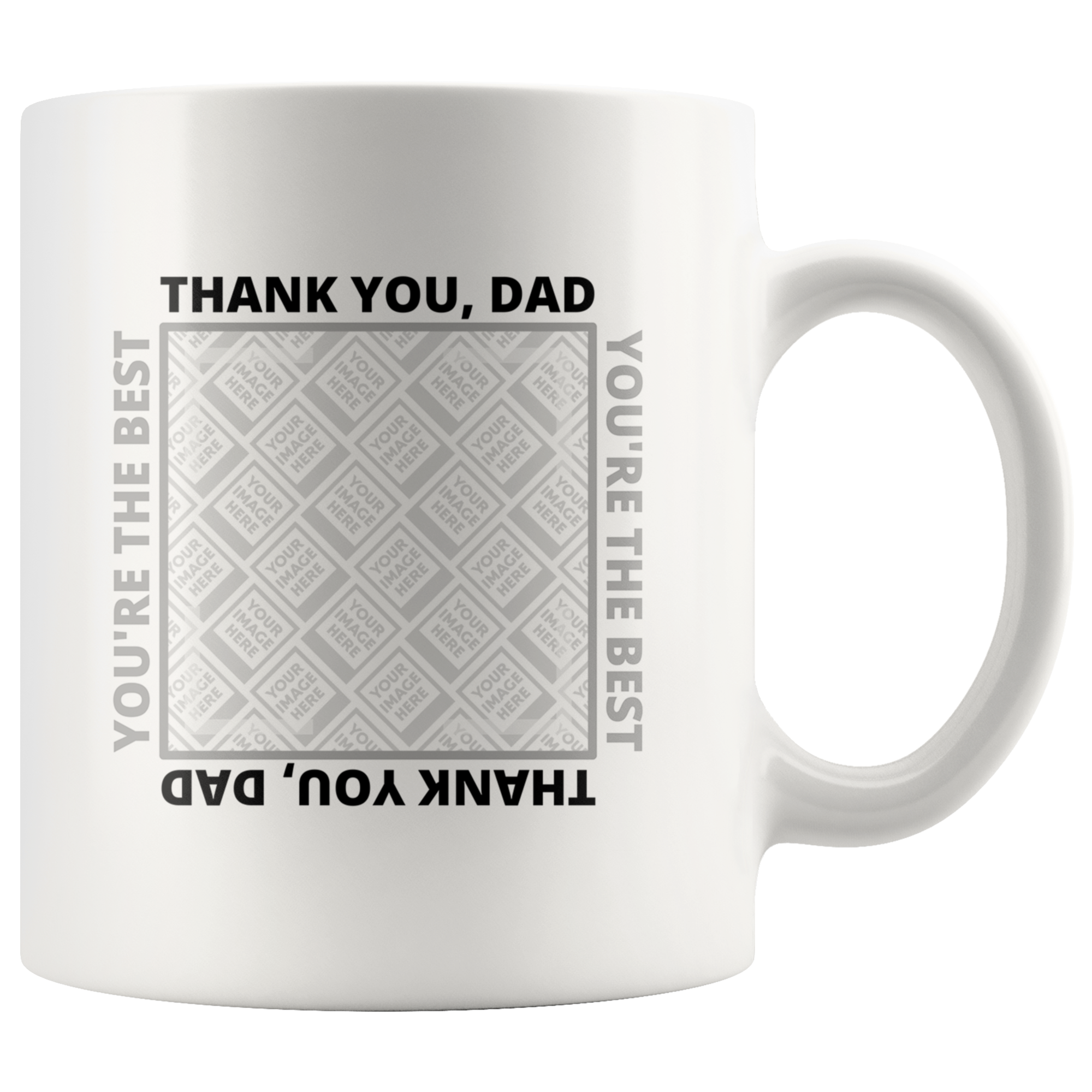 Thank You, Dad You're the Best Personalized Mug