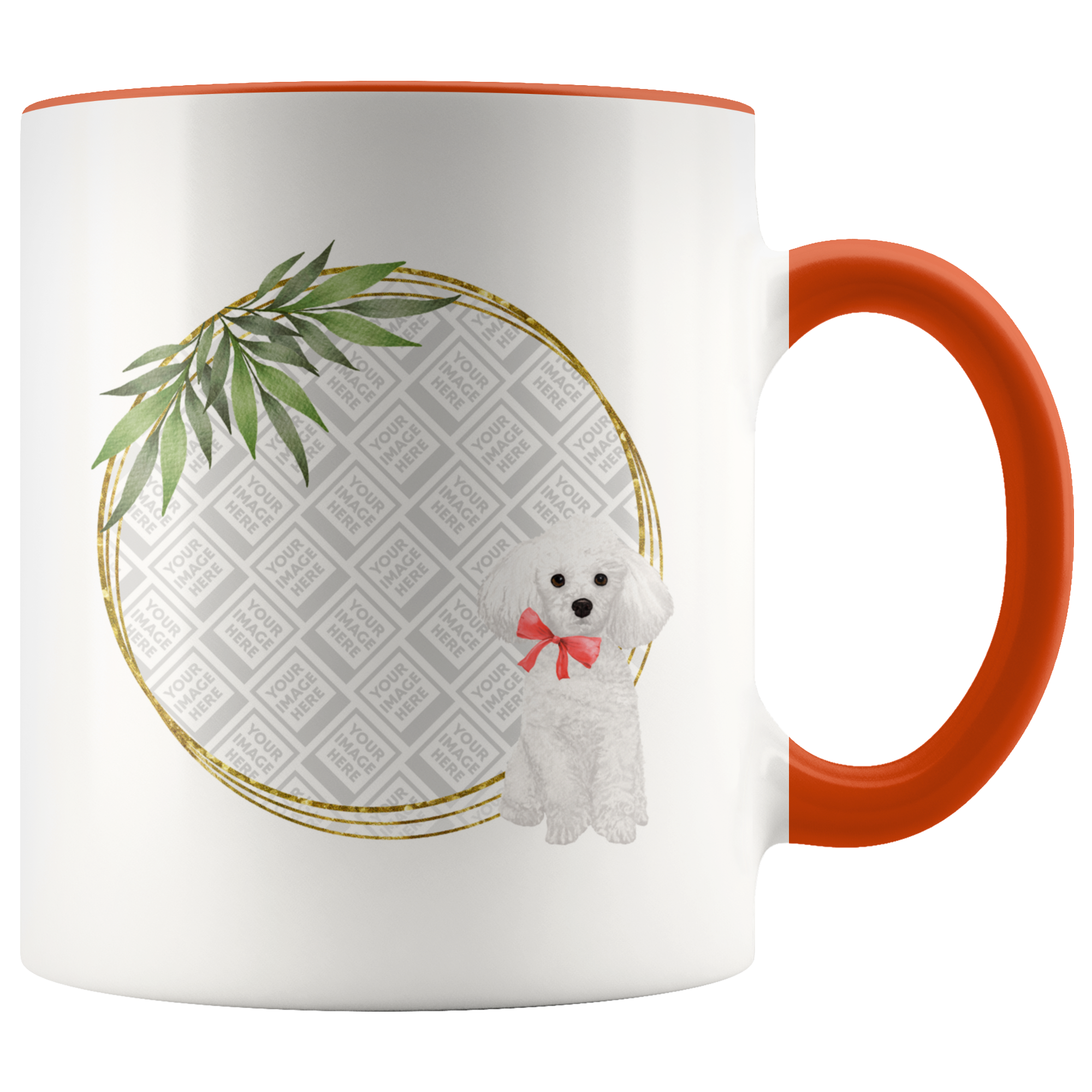 Lovely Puppy Framed Personalized Mug