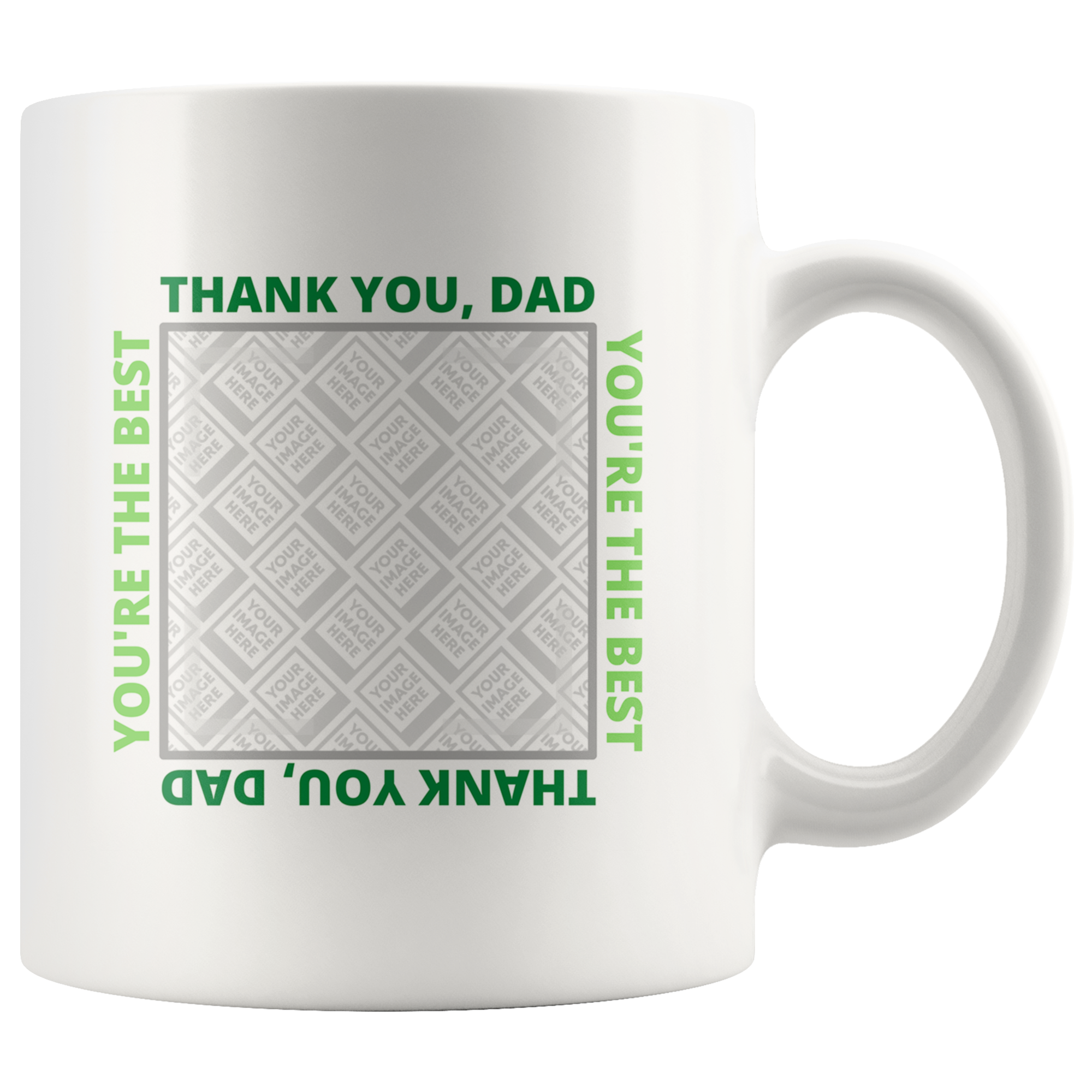 Thank You, Dad You're the Best Personalized Mug
