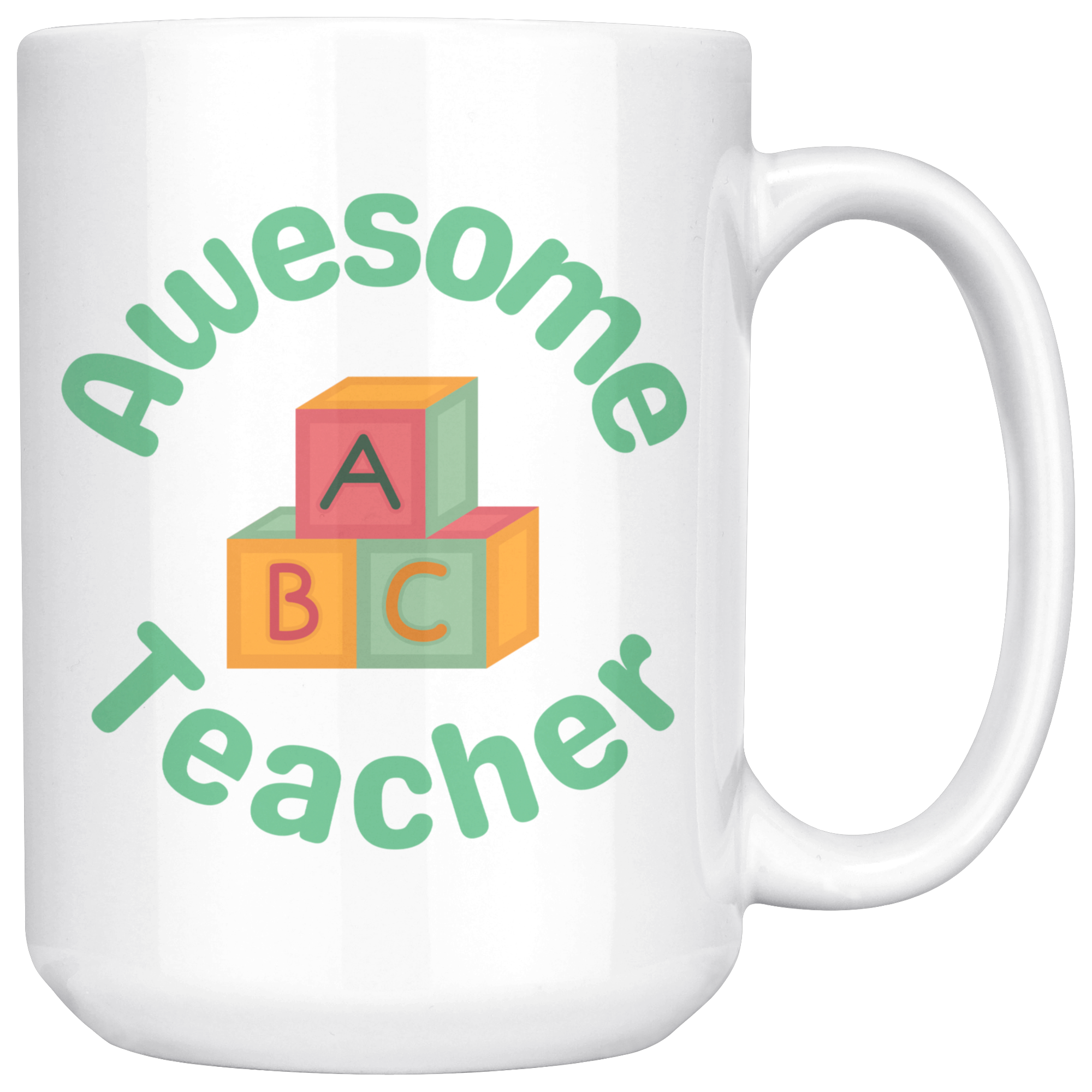 Awesome student and Teacher Daddy & Me Mug Set