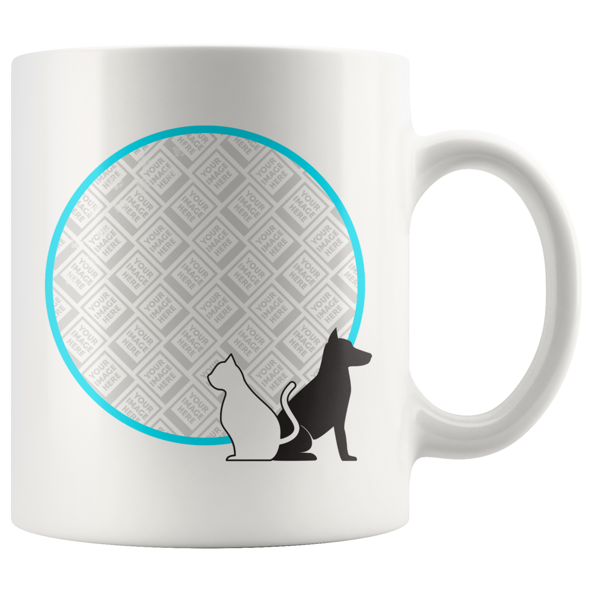 My Cat and Dog Personalized Mug
