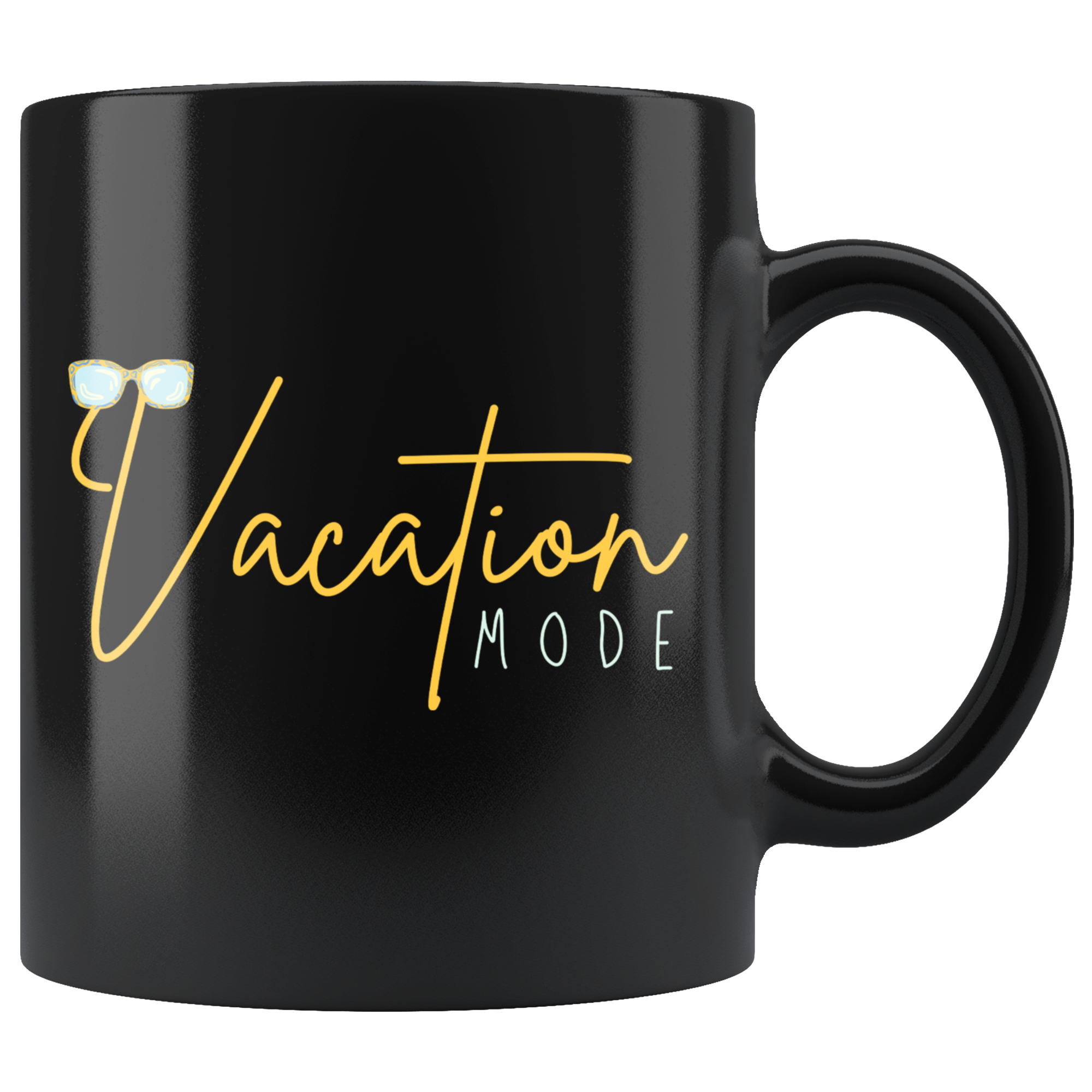 Vacation Mode Cute Sunglasses Matching Mug Set
