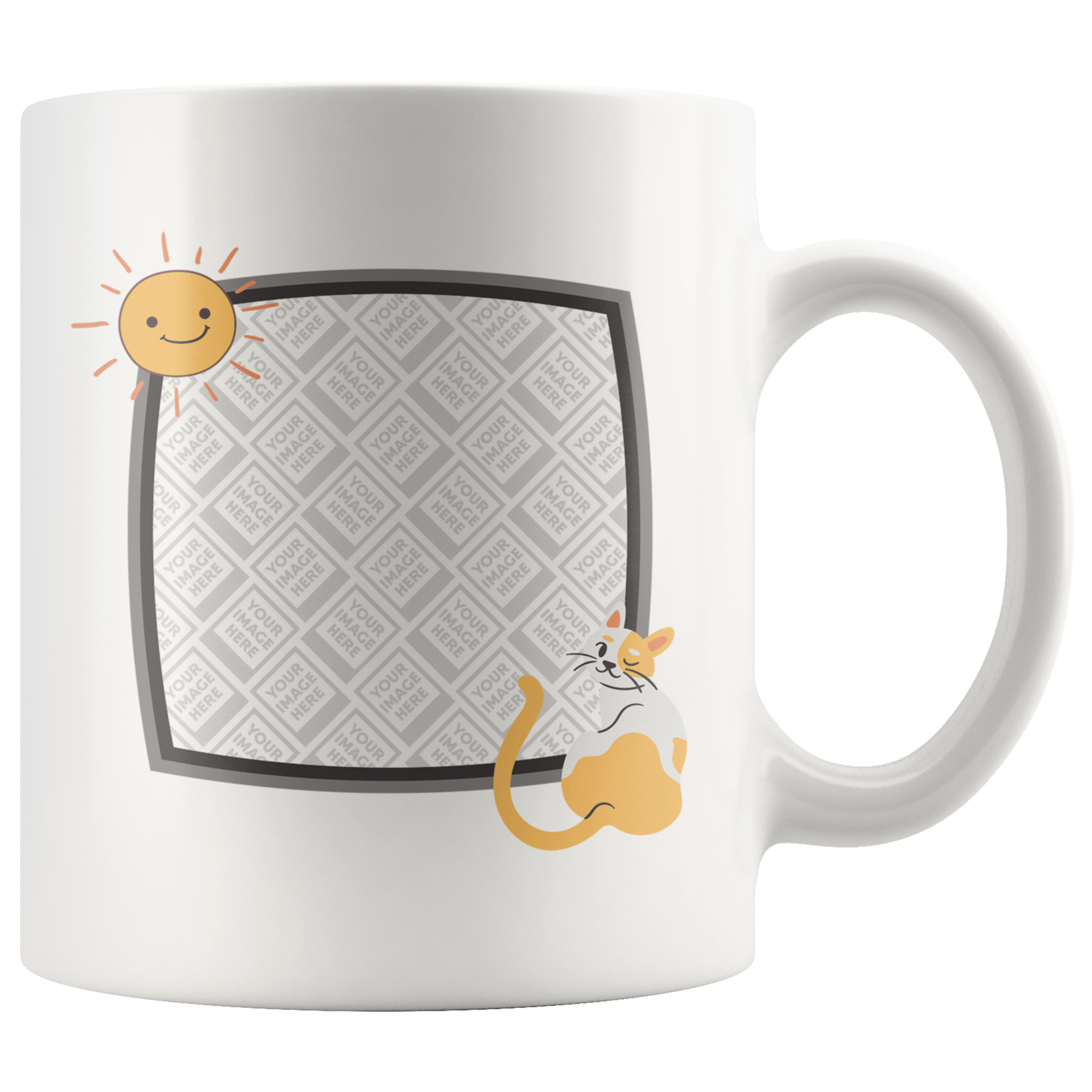 A Wonderful Day for a Cat Personalized Mug
