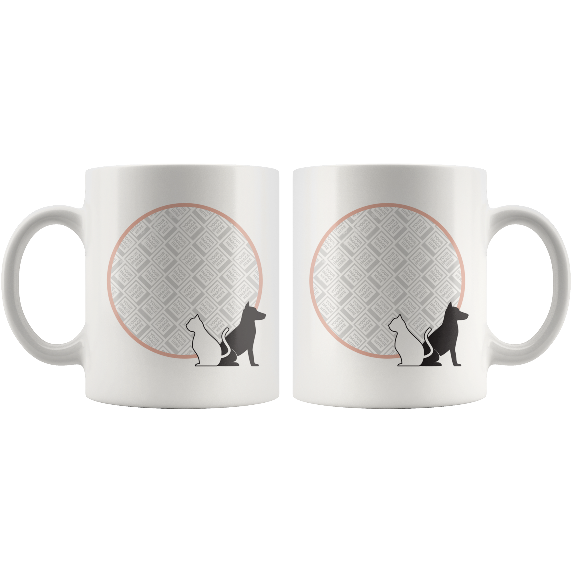My Cat and Dog Personalized Mug