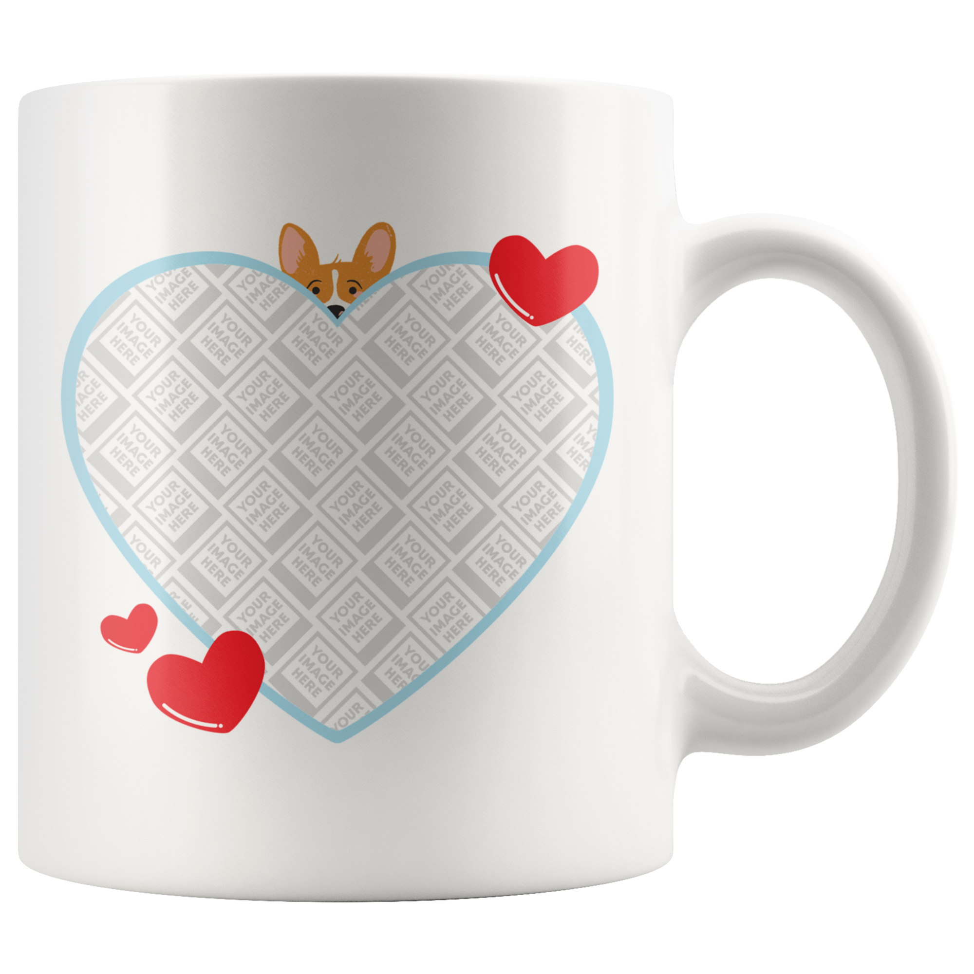 Corgi Dog is Love Personalized Mug