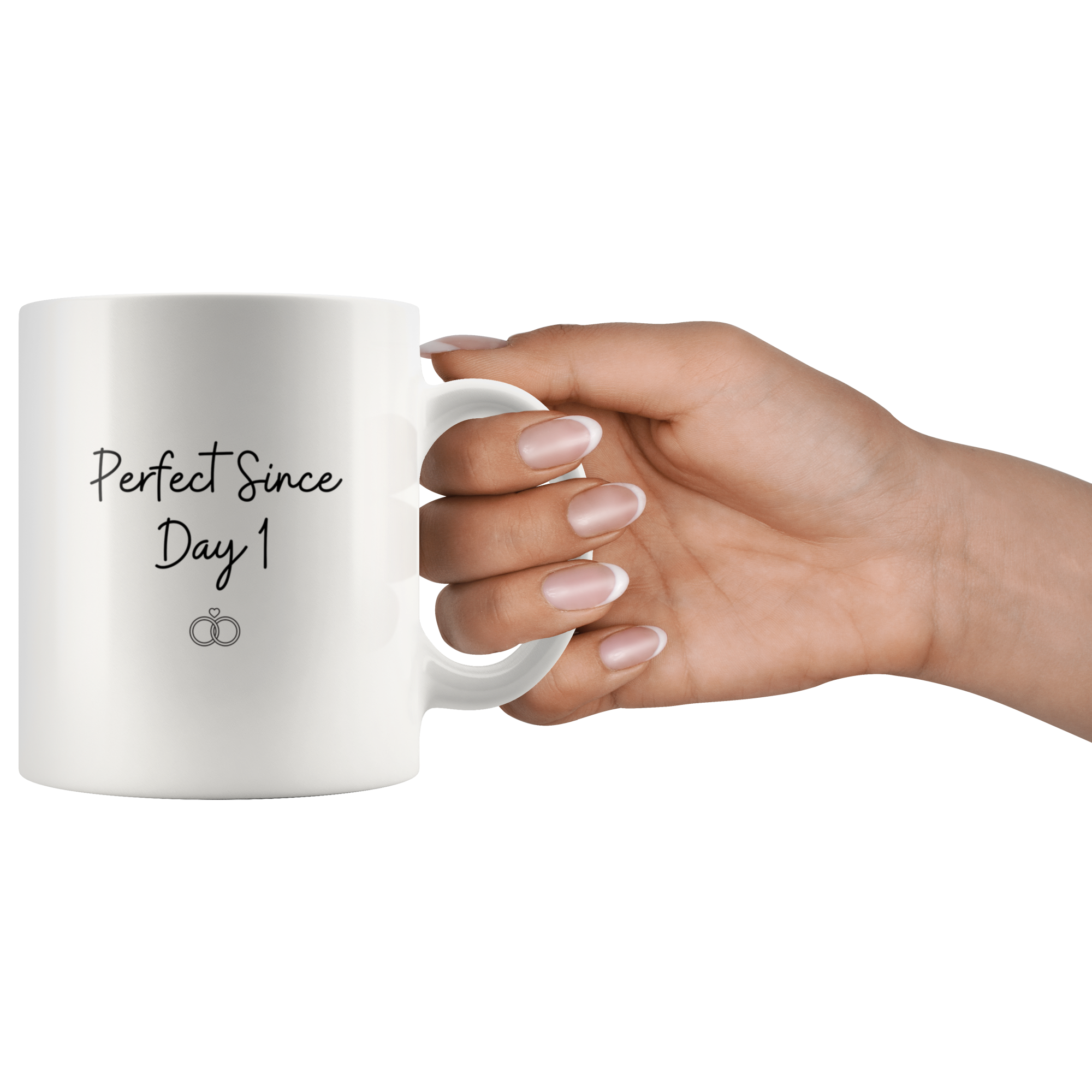 Perfect & Better Since Day 1 Funny Anniversary Mug Set