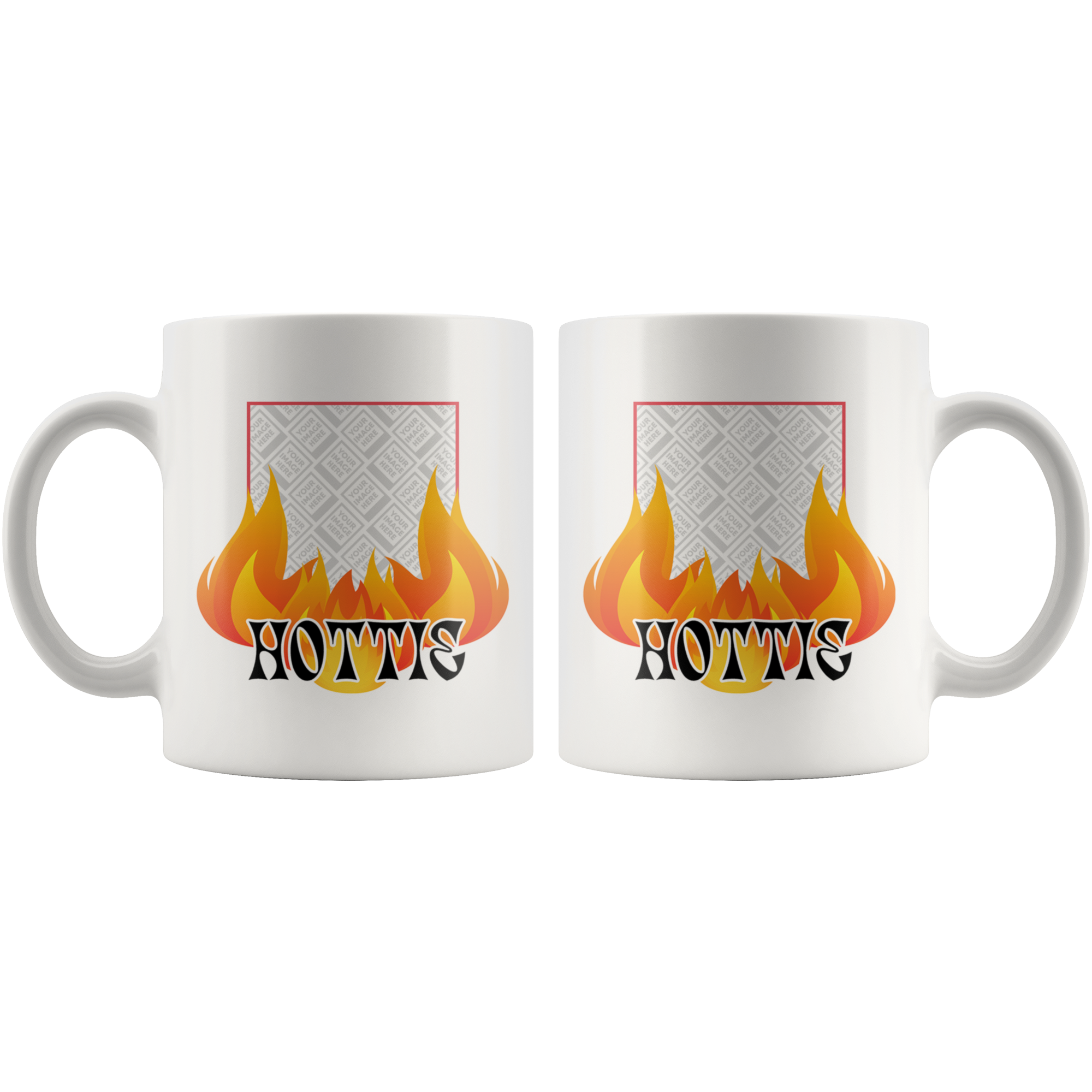 Hottie Flames Personalized Mug