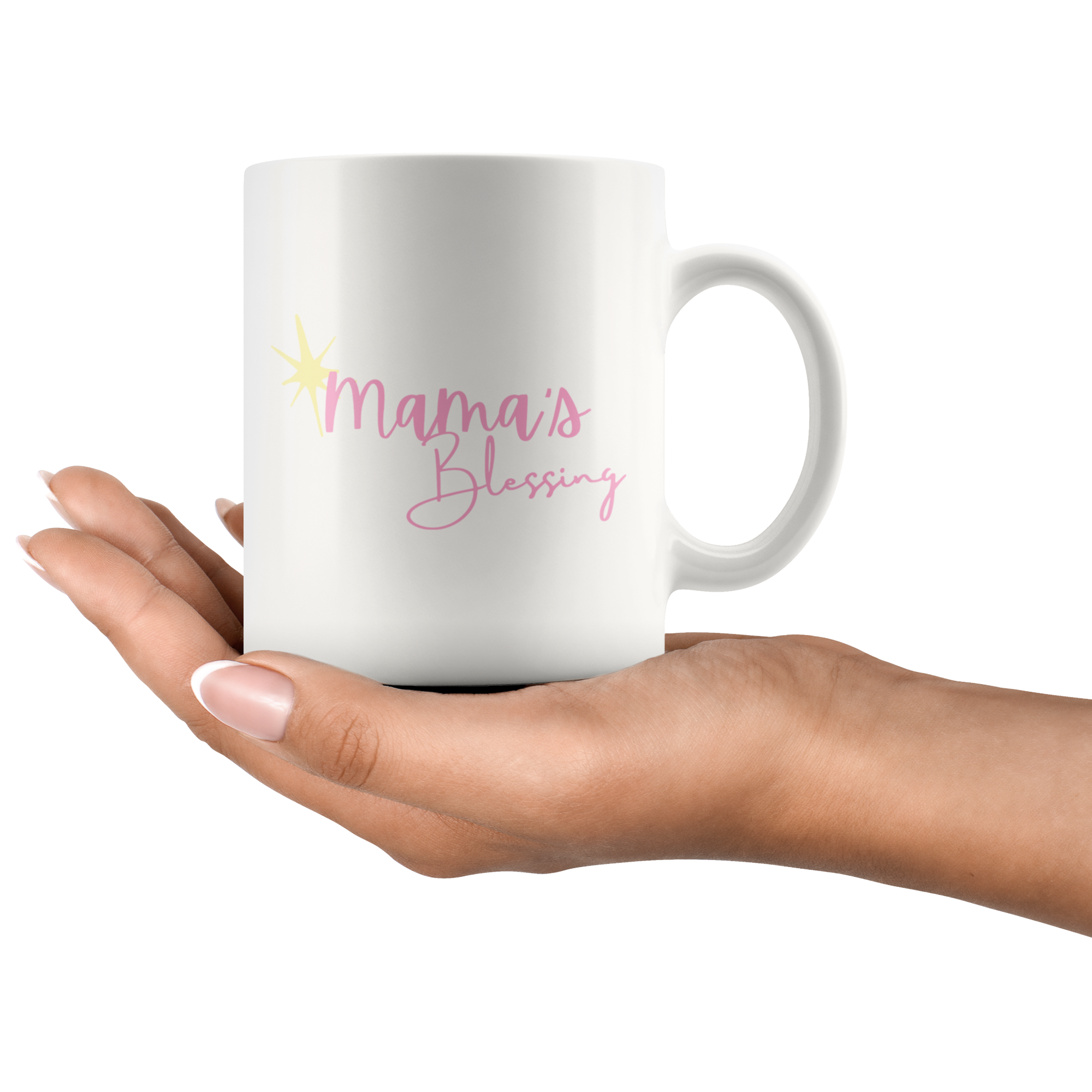 Mama's Blessing and Blessed Mama Cute Mug Combo