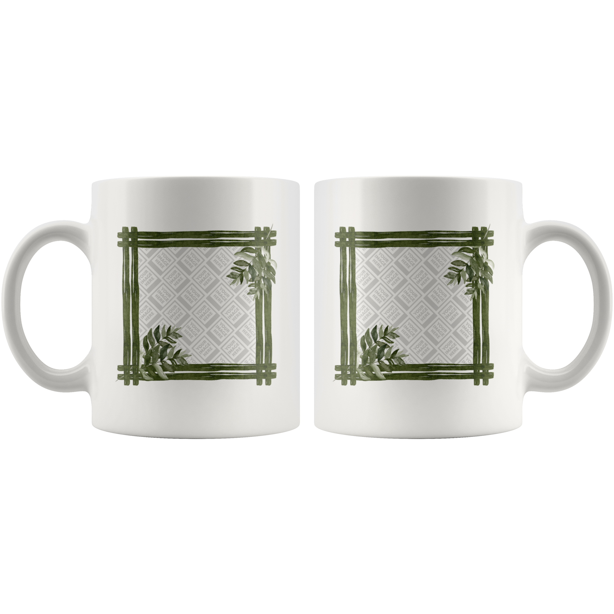 Fresh Green Garden Personalized Mug