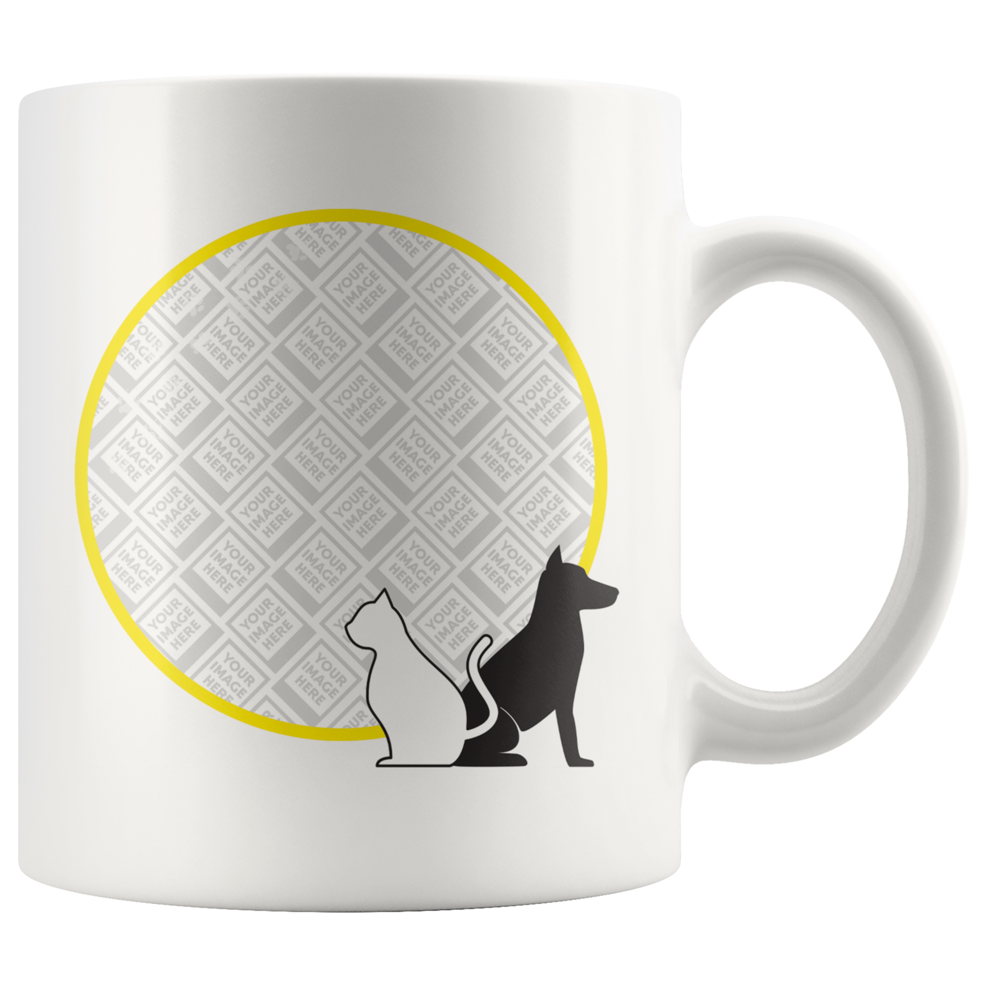 My Cat and Dog Personalized Mug