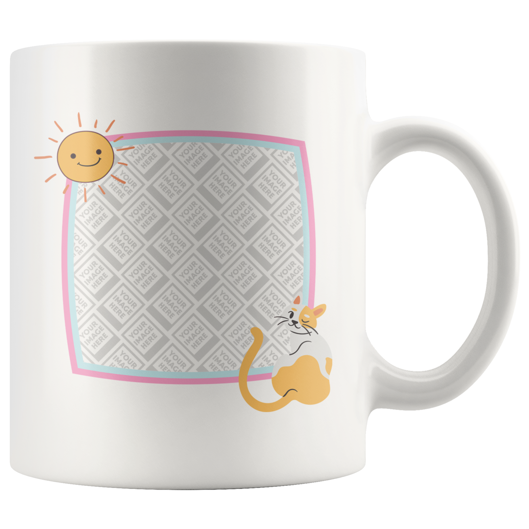 A Wonderful Day for a Cat Personalized Mug