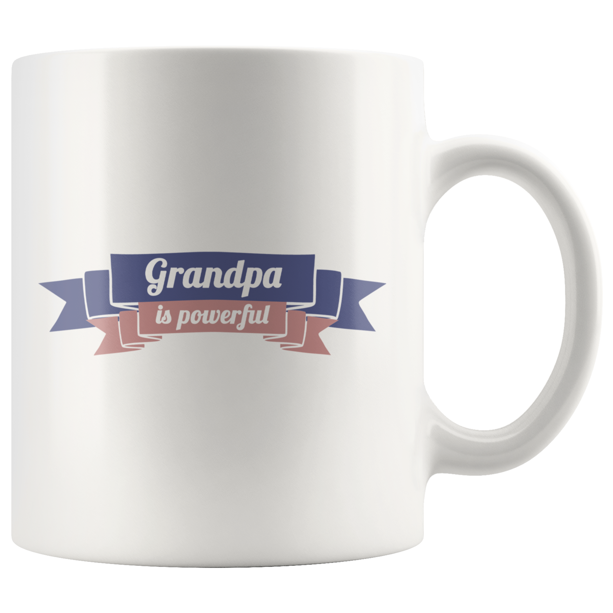 Powerful Grandpa Powerful Grandma Mug Set