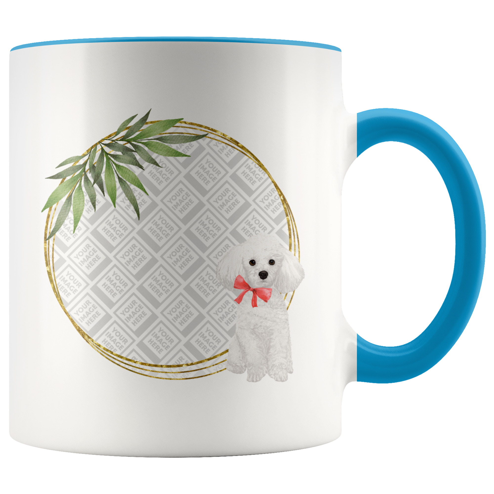 Lovely Puppy Framed Personalized Mug