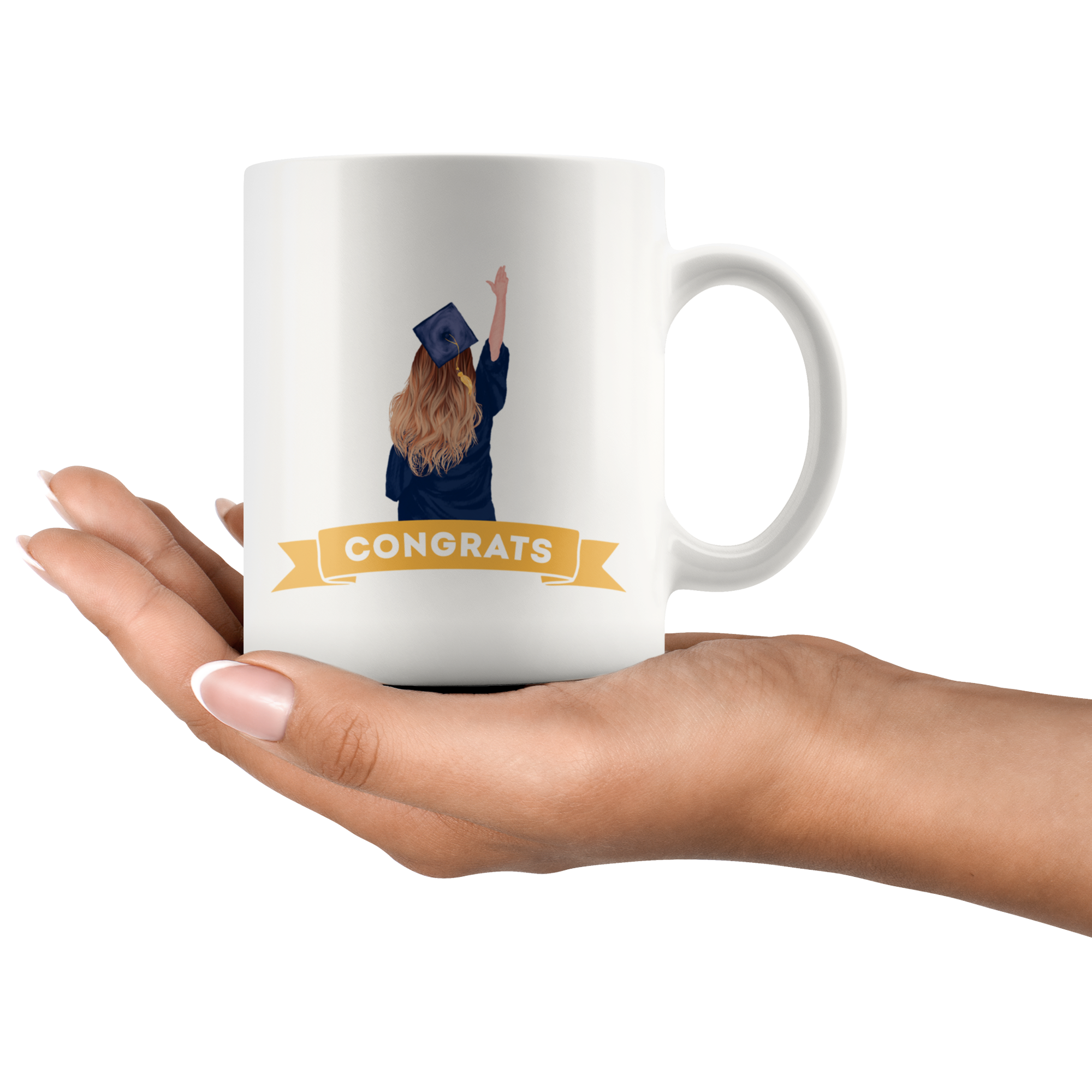 Congrats Graduate Watercolor Mug Set