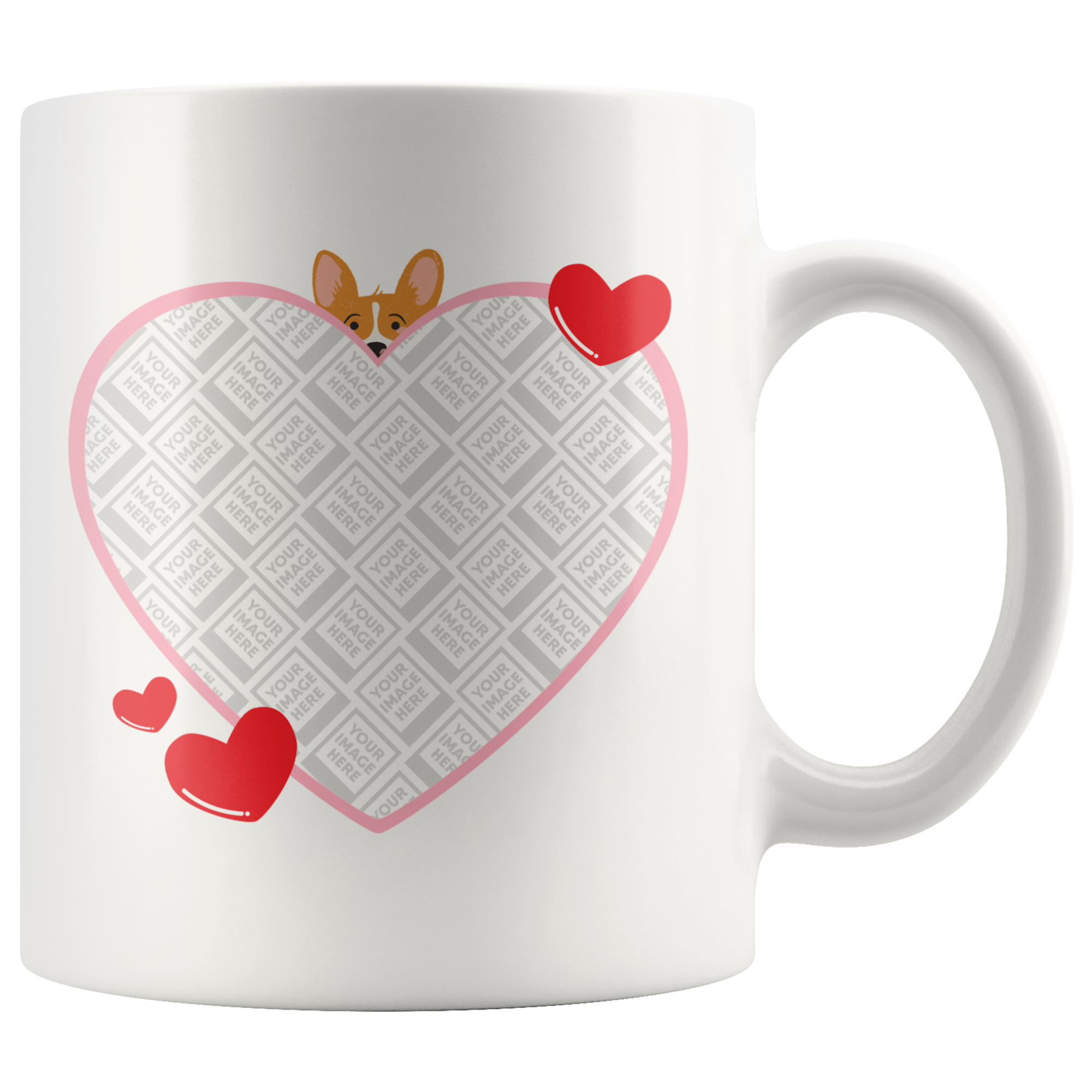 Corgi Dog is Love Personalized Mug