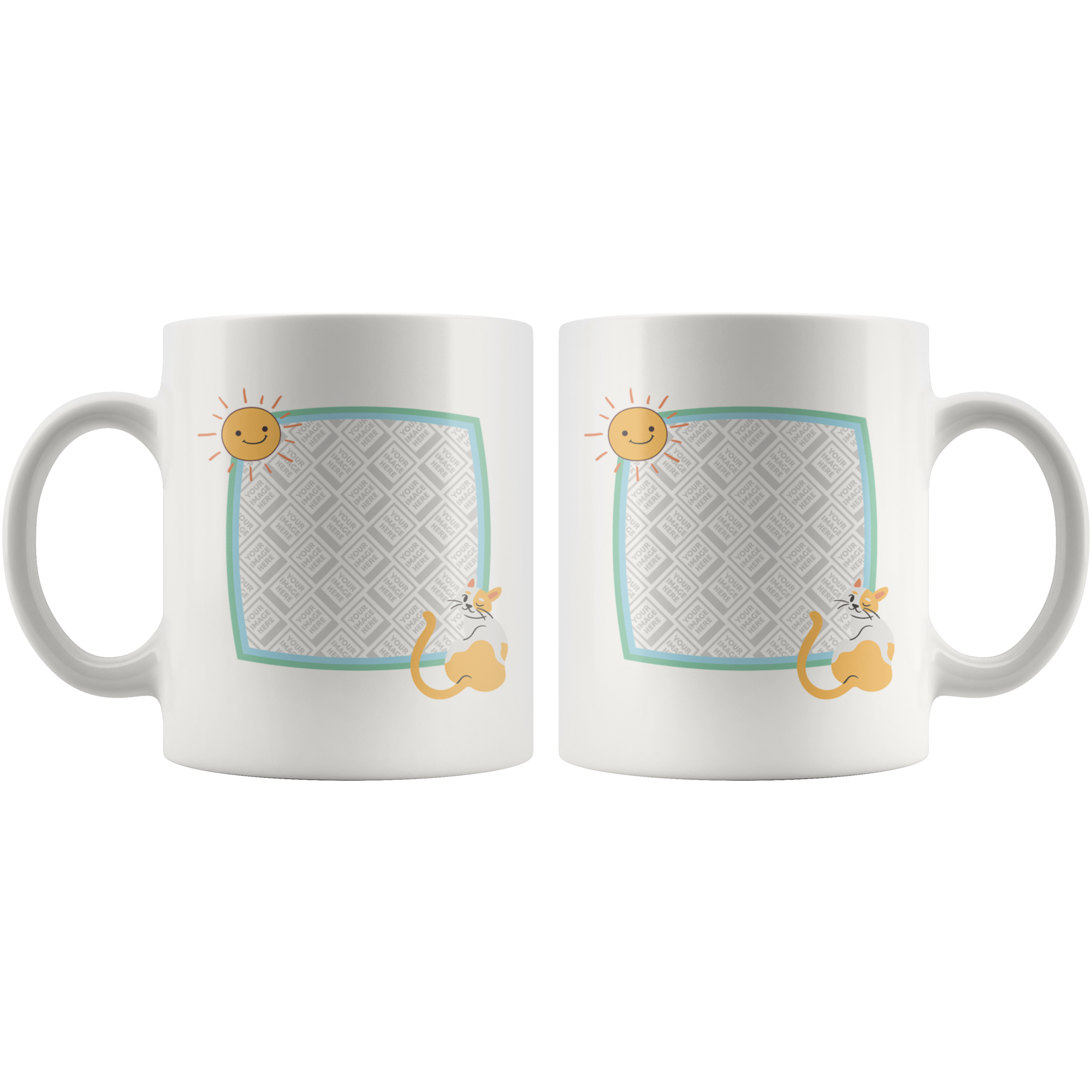 A Wonderful Day for a Cat Personalized Mug