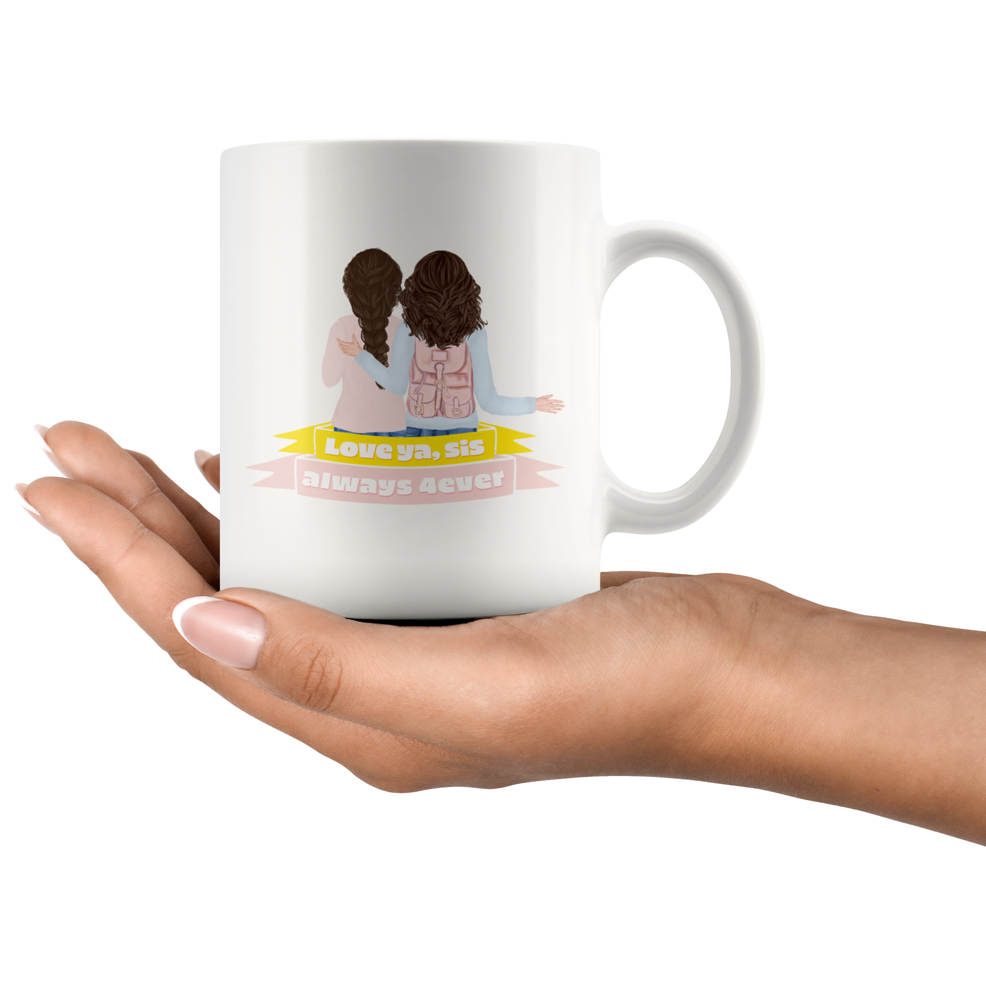 Love Ya, Sis Always 4ever Mug Set