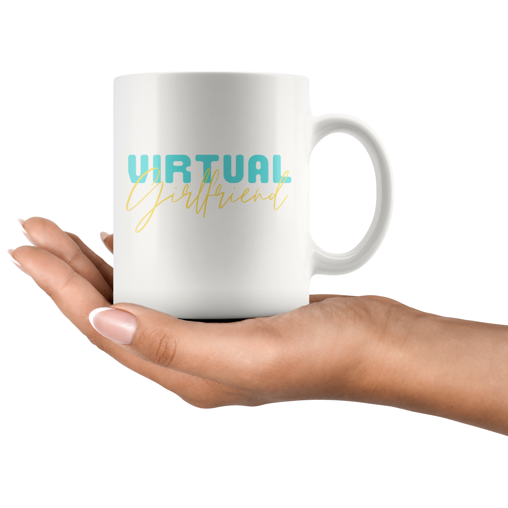 Virtual Boyfriend Virtual Girlfriend Long Distance Mug Set