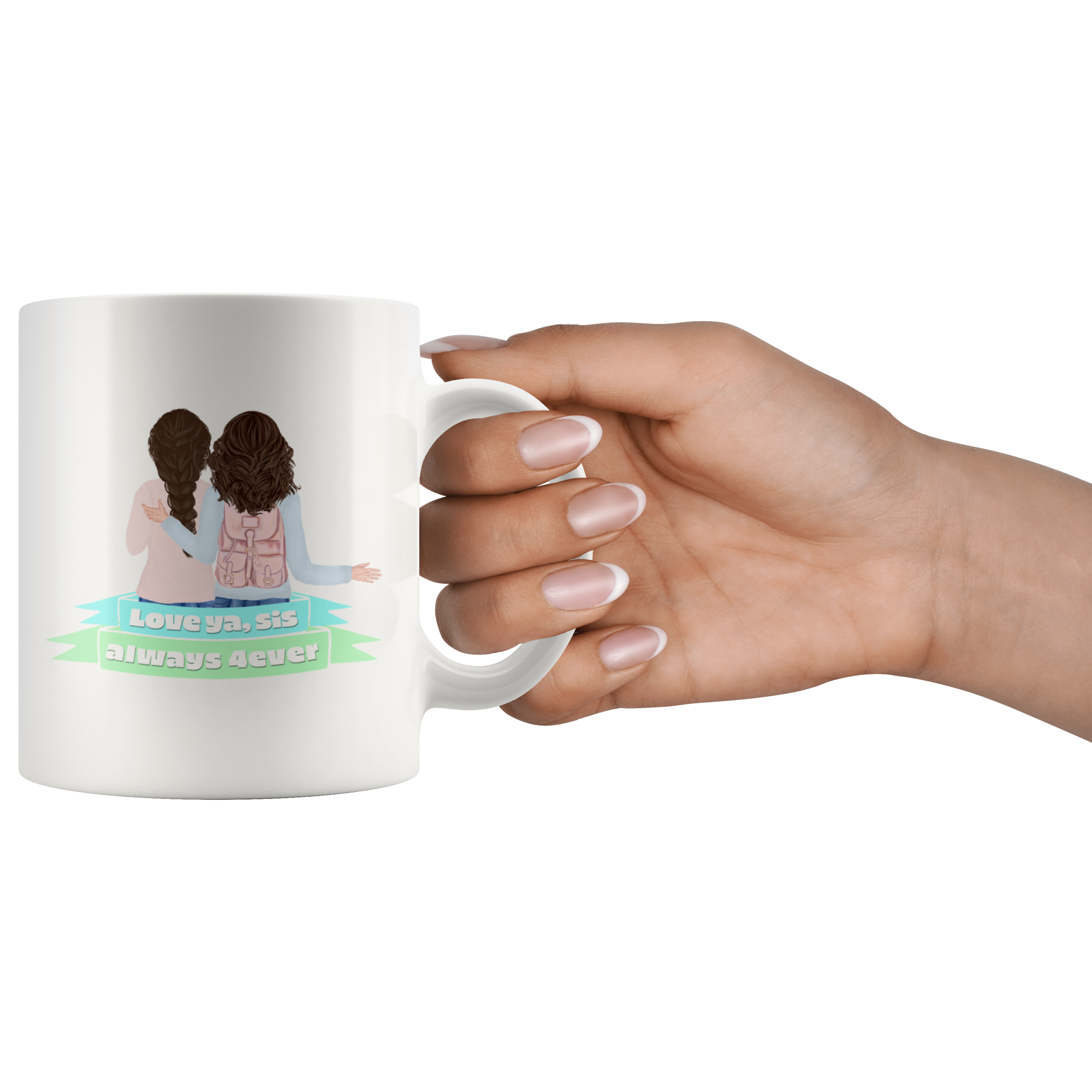 Love Ya, Sis Always 4ever Mug Set