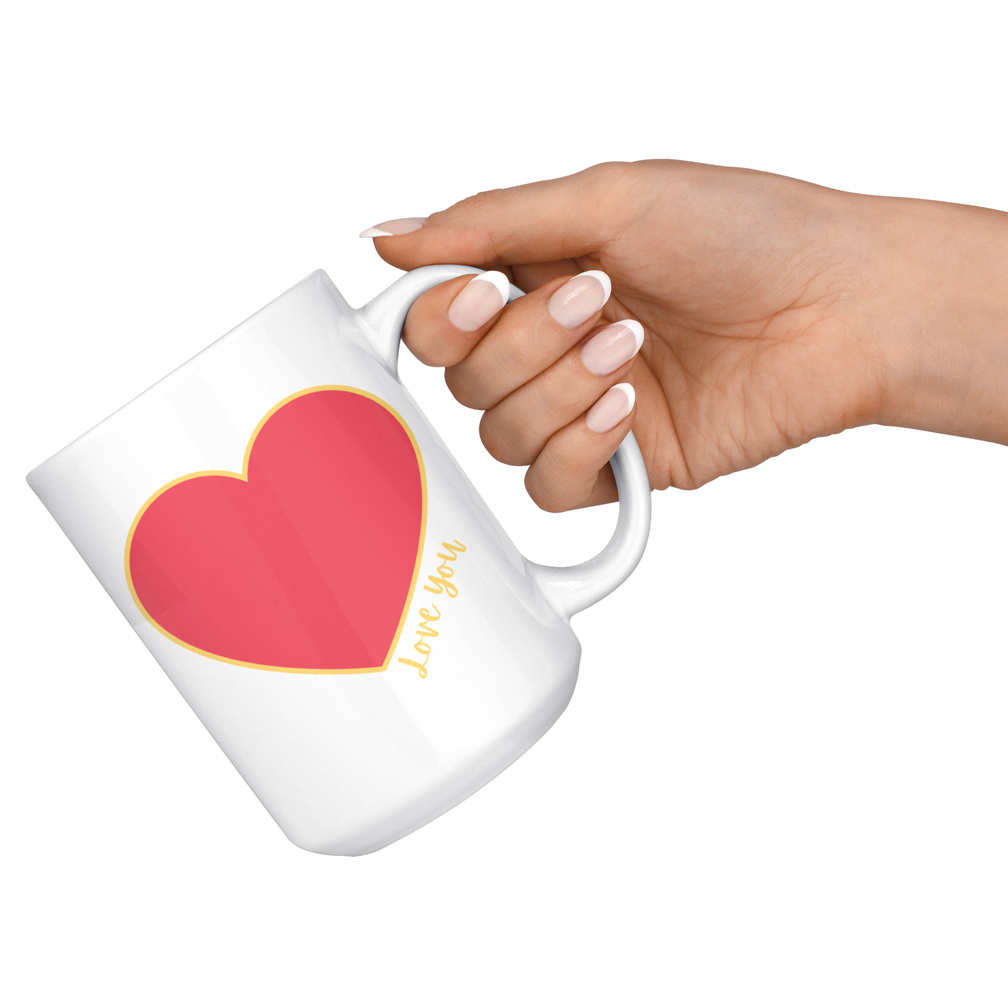Love You Happy Mother's Day Mommy & Me Mug Set