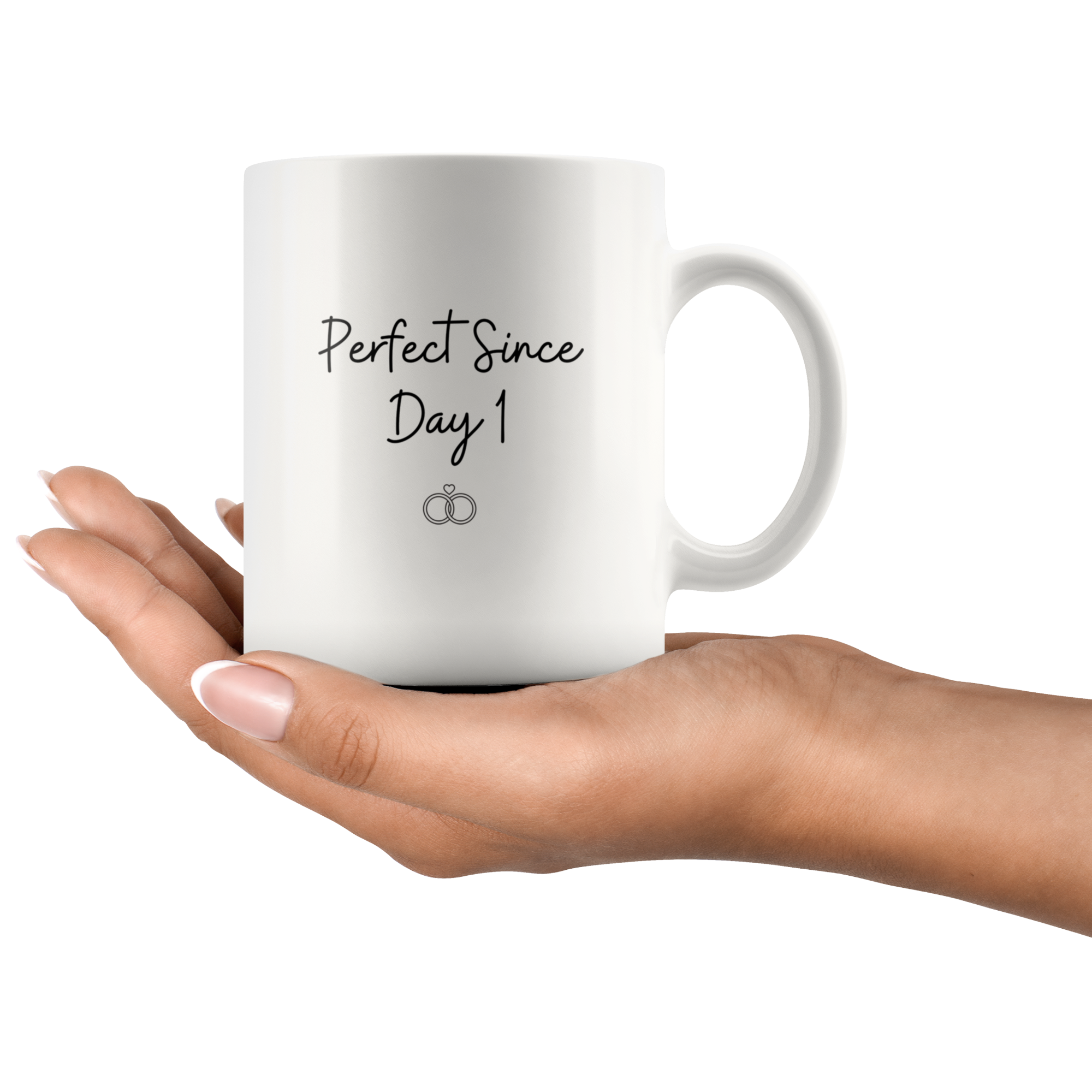 Perfect & Better Since Day 1 Funny Anniversary Mug Set